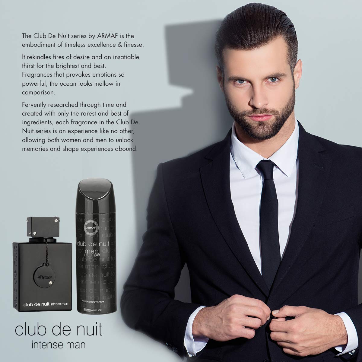 ARMAF Club De Nuit Intense Man Two Piece Giftset - Citrus-Wood-Herbs Scent 5