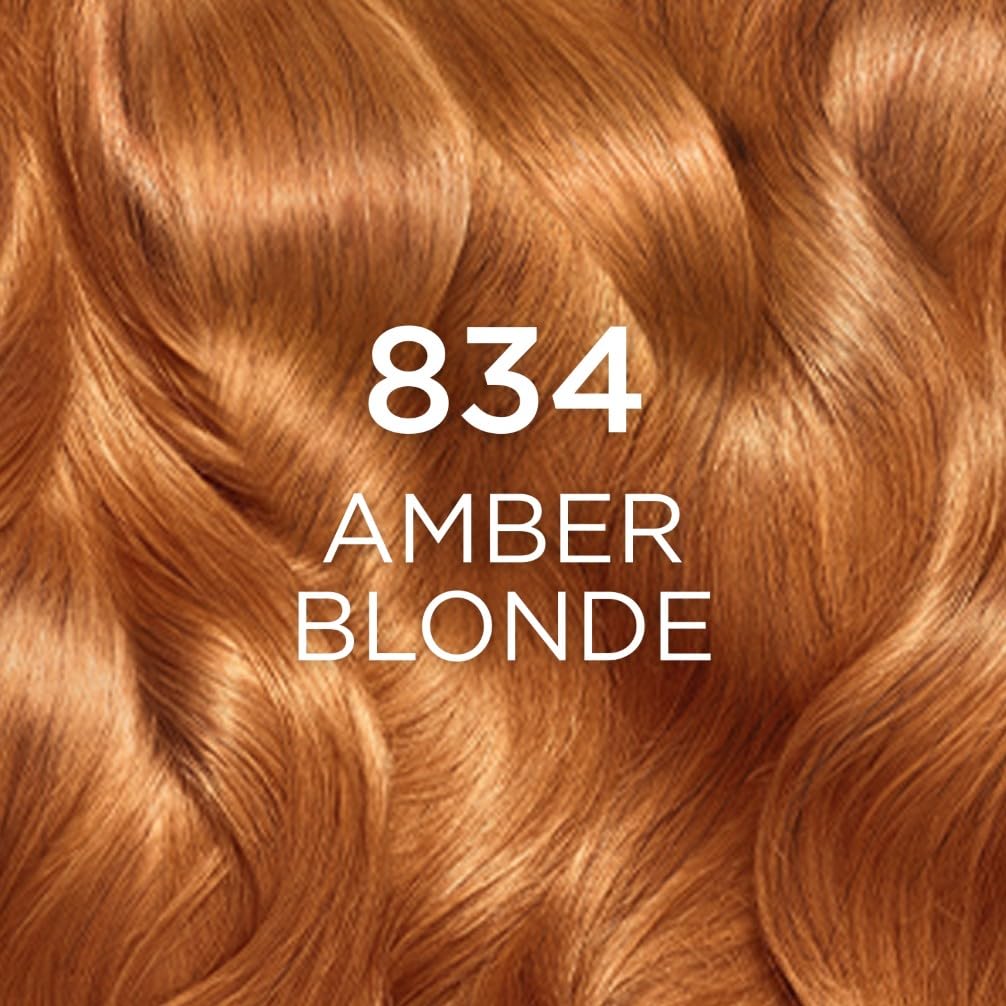L’Oréal Paris Casting Crème Gloss Ammonia Free Semi-Permanent Hair Dye 834 Blond Ambre 9