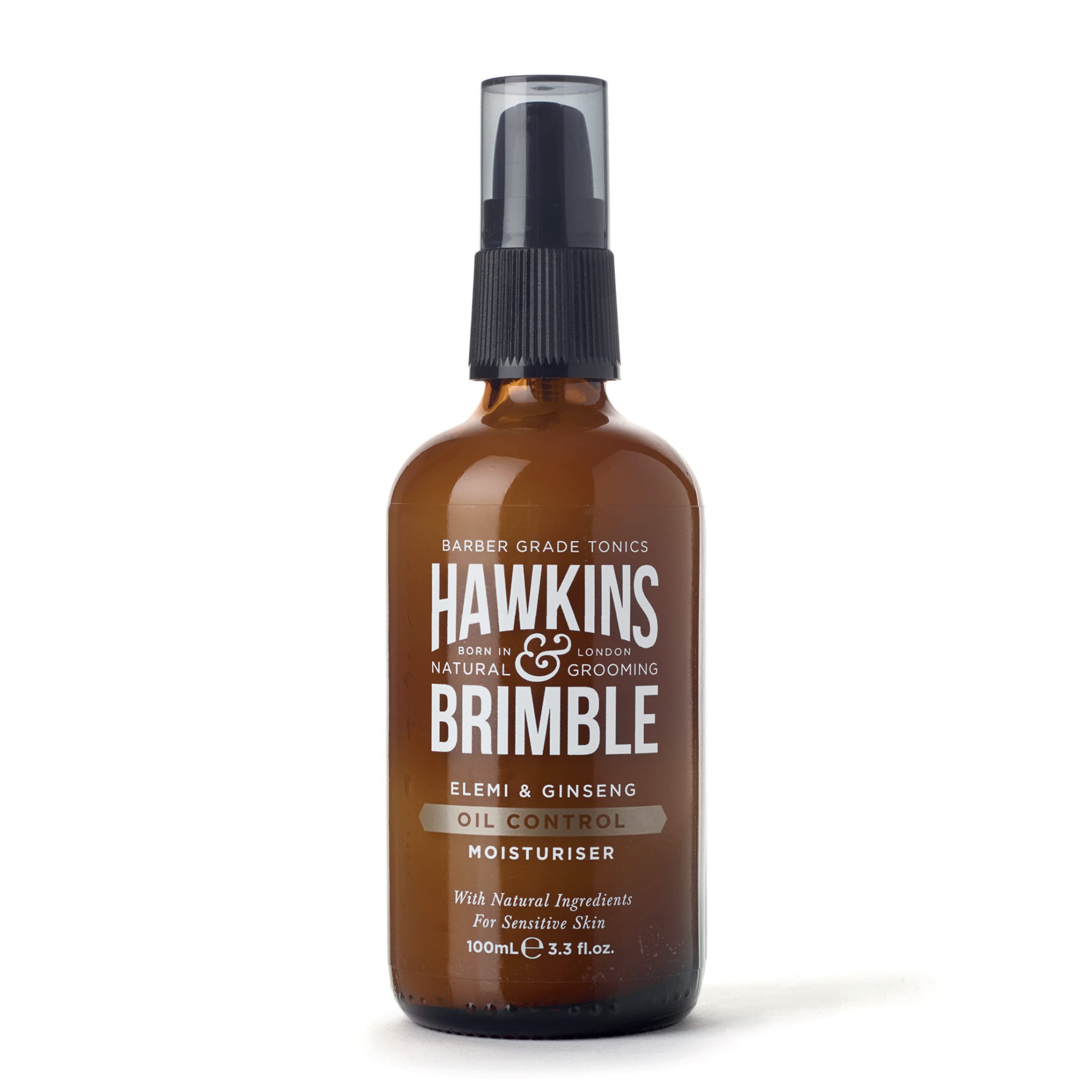 Hawkins & Brimble Men's Oil Control Moisturiser 100ml - Mattifying & Balancing for Oily Skin