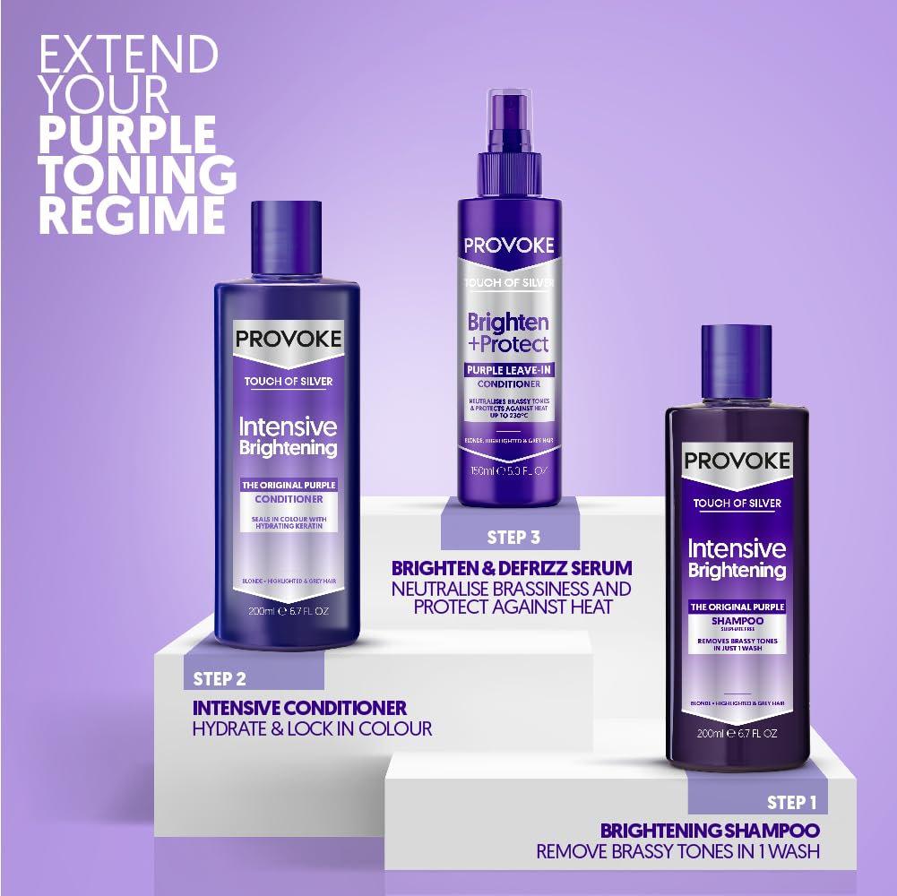 PROVOKE Touch of Silver Leave-in Conditioner for Heat Protection and Detangling 6