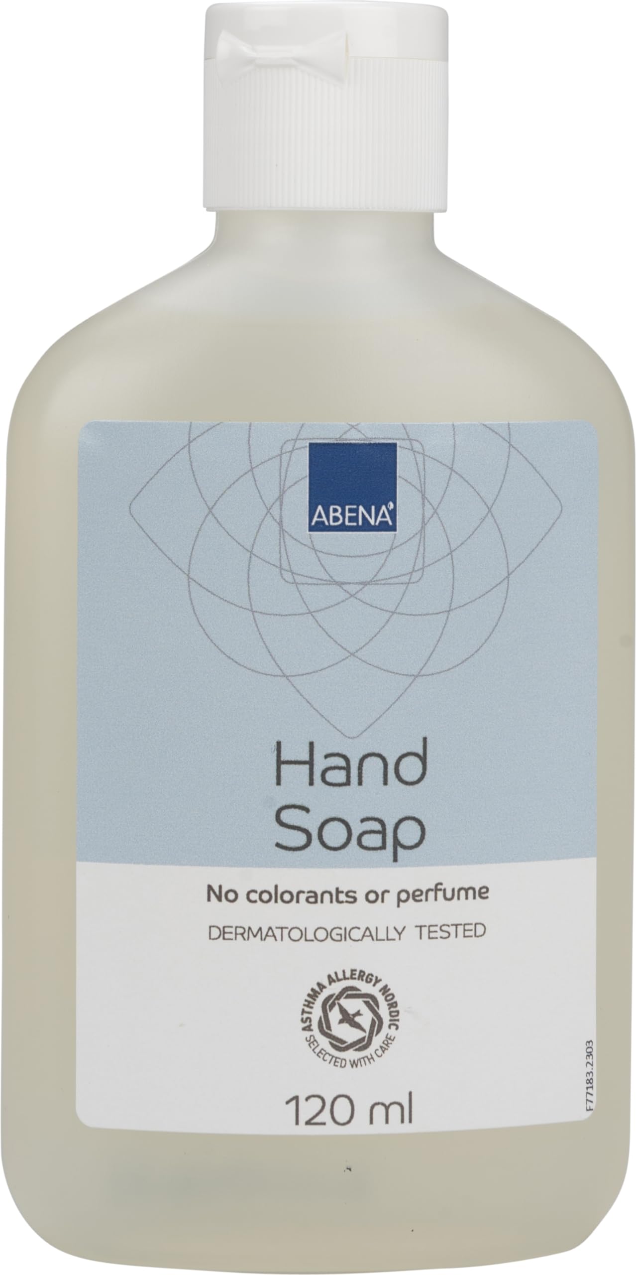 ABENA Nourishing Liquid Hand Soap with Glycerin | 120 ml | Fragrance-Free for Sensitive Skin