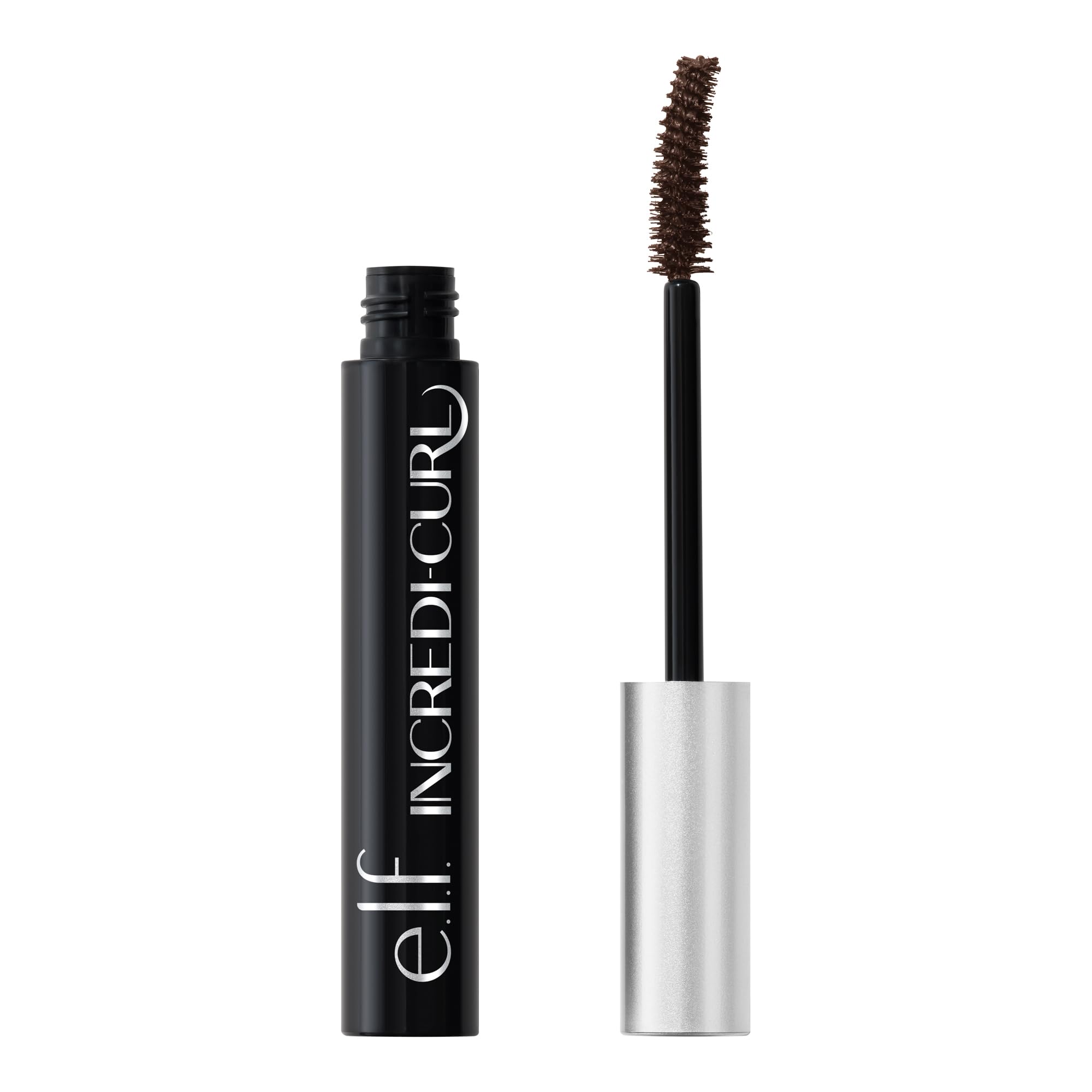 e.l.f. Incredi-Curl Mascara for Volumising, Lifted Curl in Dark Brown