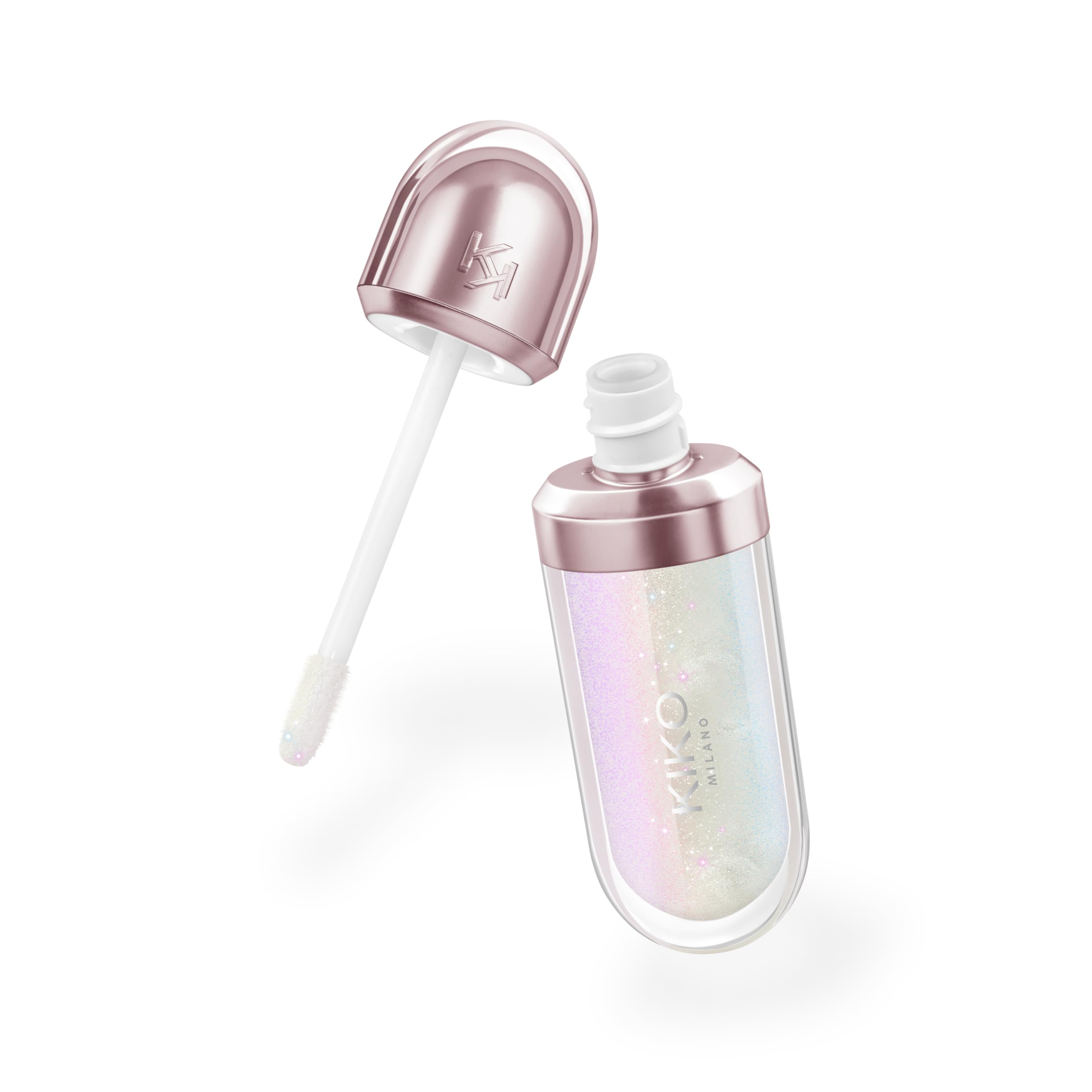 KIKO Milano 3D Hydra Lip Oil 01 - Hydrating Lip Oil with Raspberry Seed Oil 4
