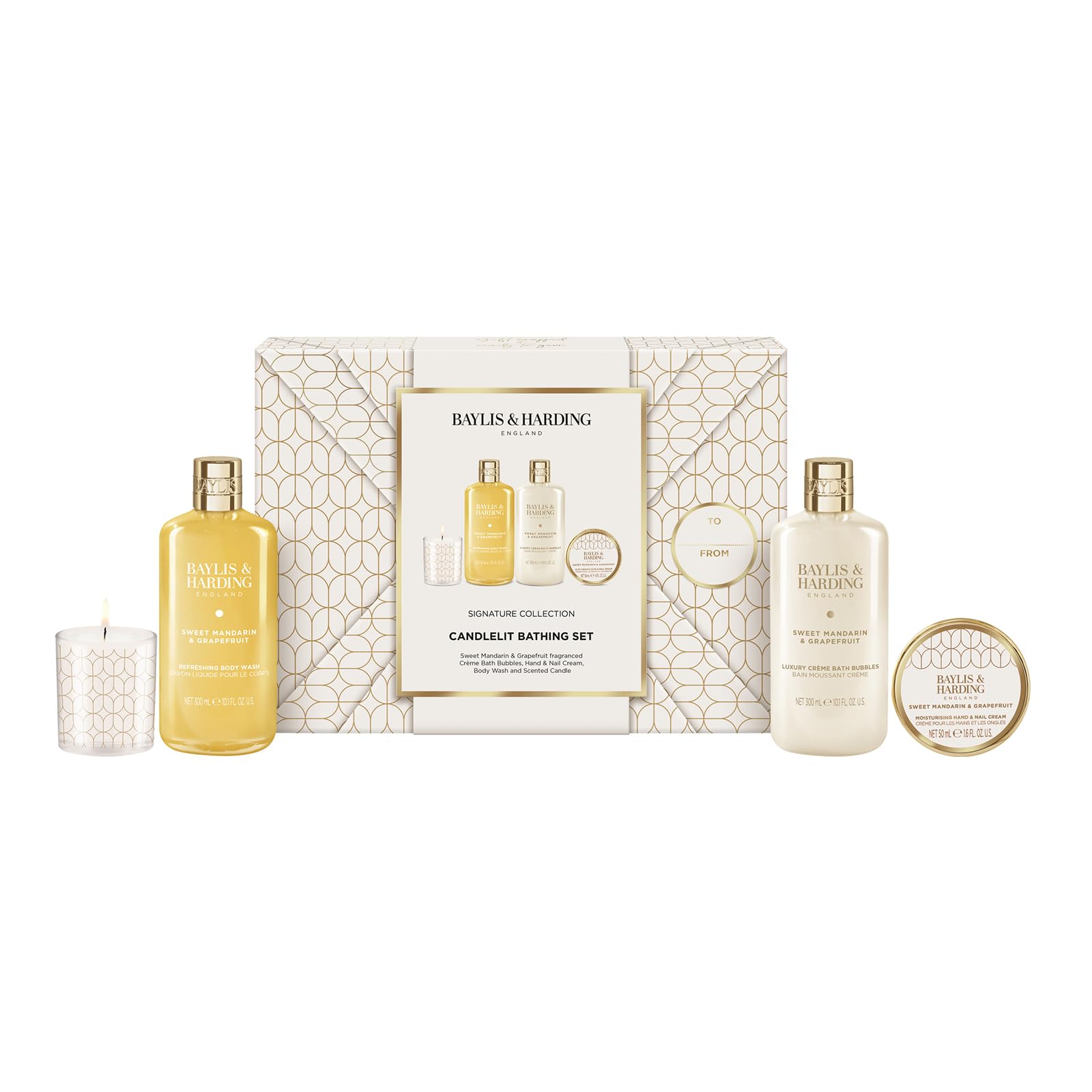Baylis & Harding Sweet Mandarin & Grapefruit Candlelit Bathing Gift Set