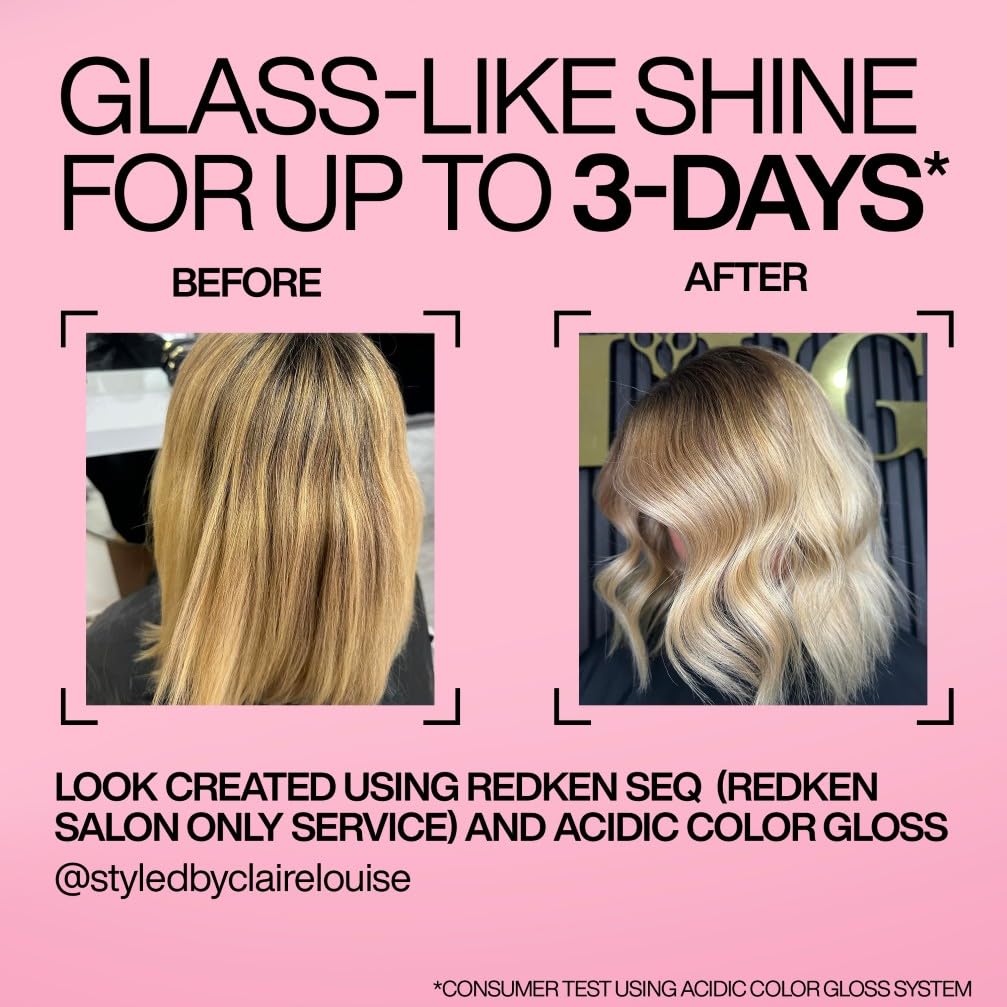 Redken Acidic Color Gloss Conditioner for Colour Protection and Glass-Like Shine 8