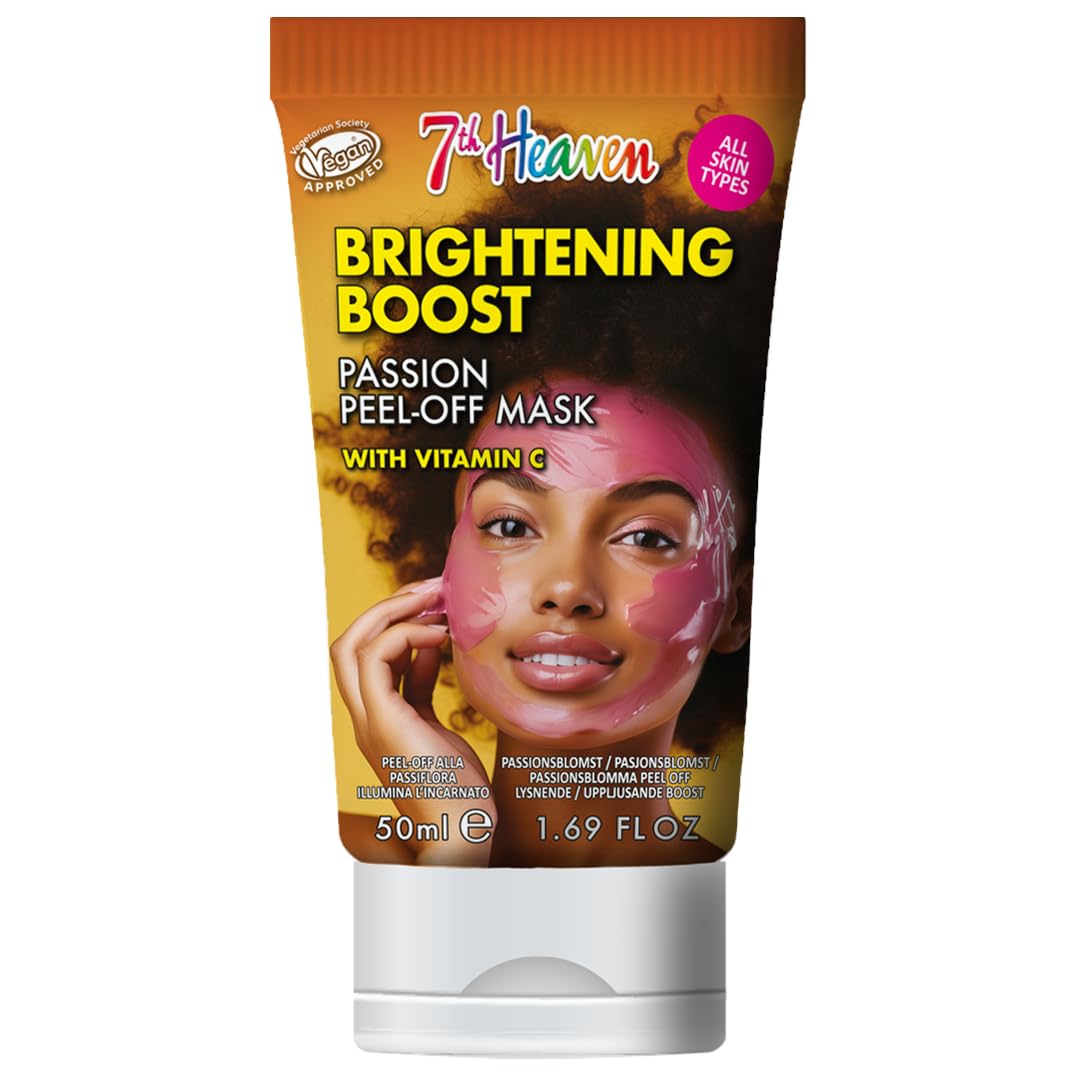 7th Heaven Passion Peel Off Face Mask with Vitamin C - Brightening & Rejuvenating Formula 50ml