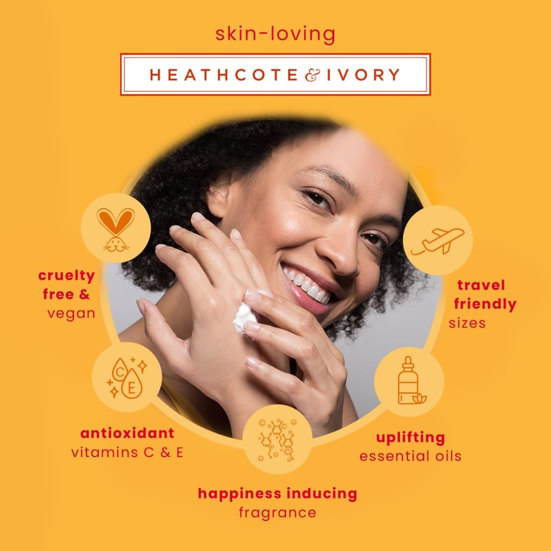 Heathcote & Ivory Cloud Nine Hand Cream Set, 3 x 30ml, Shea Butter, Vegan & Cruelty Free 4