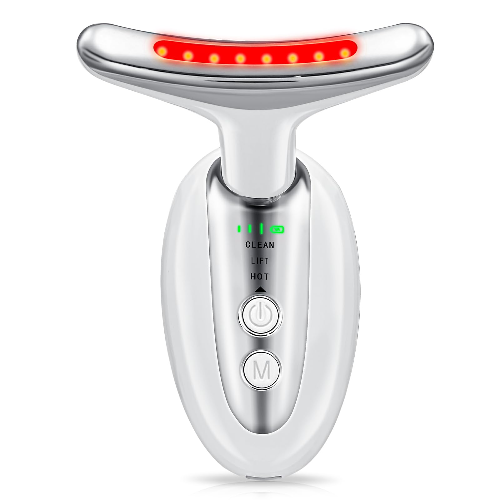 Lychico Upgraded EMS Facial Massager with 7-Colour LED Light Therapy
