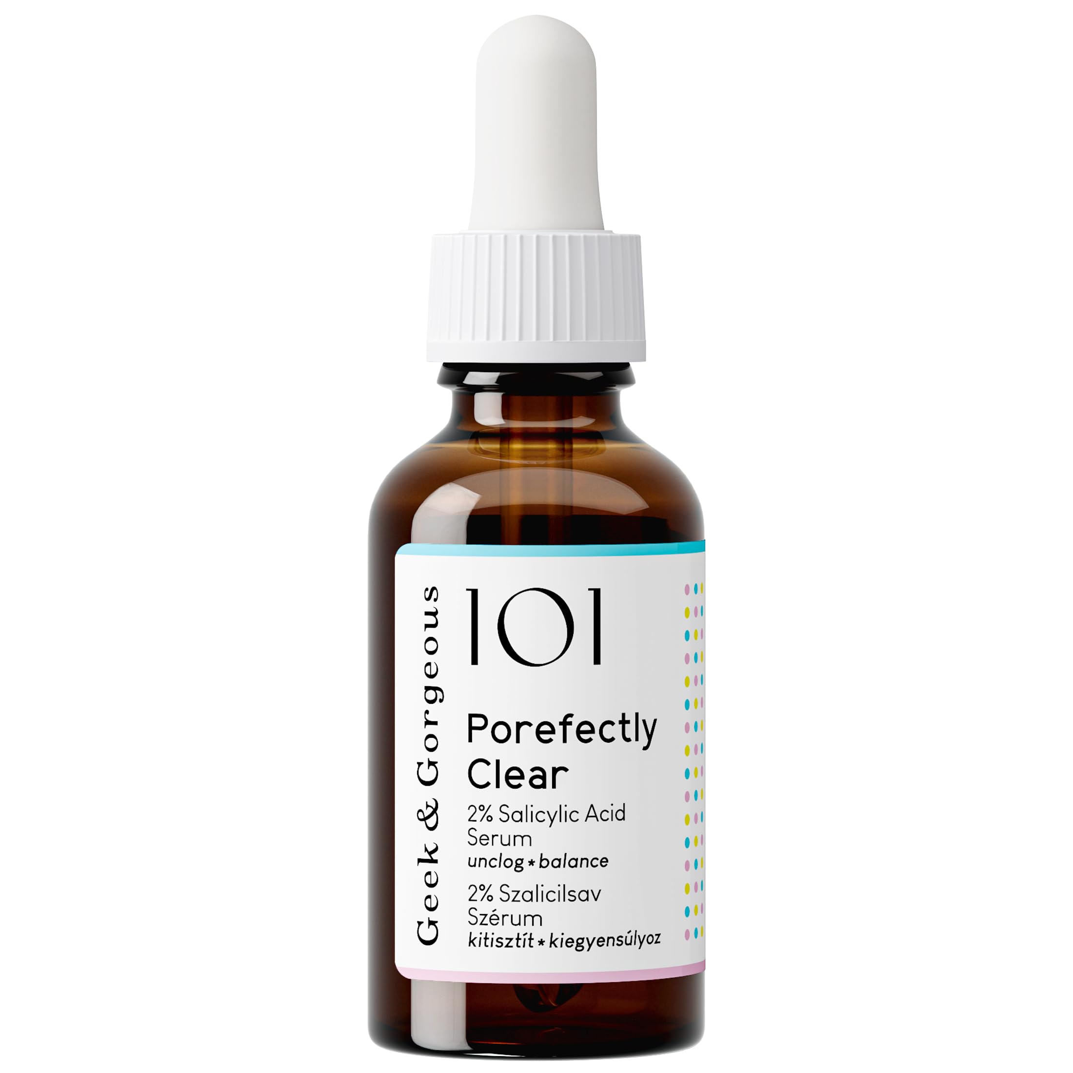 Geek & Gorgeous 101 Porefectly Clear Light Gel Exfoliant with 2% Salicylic Acid