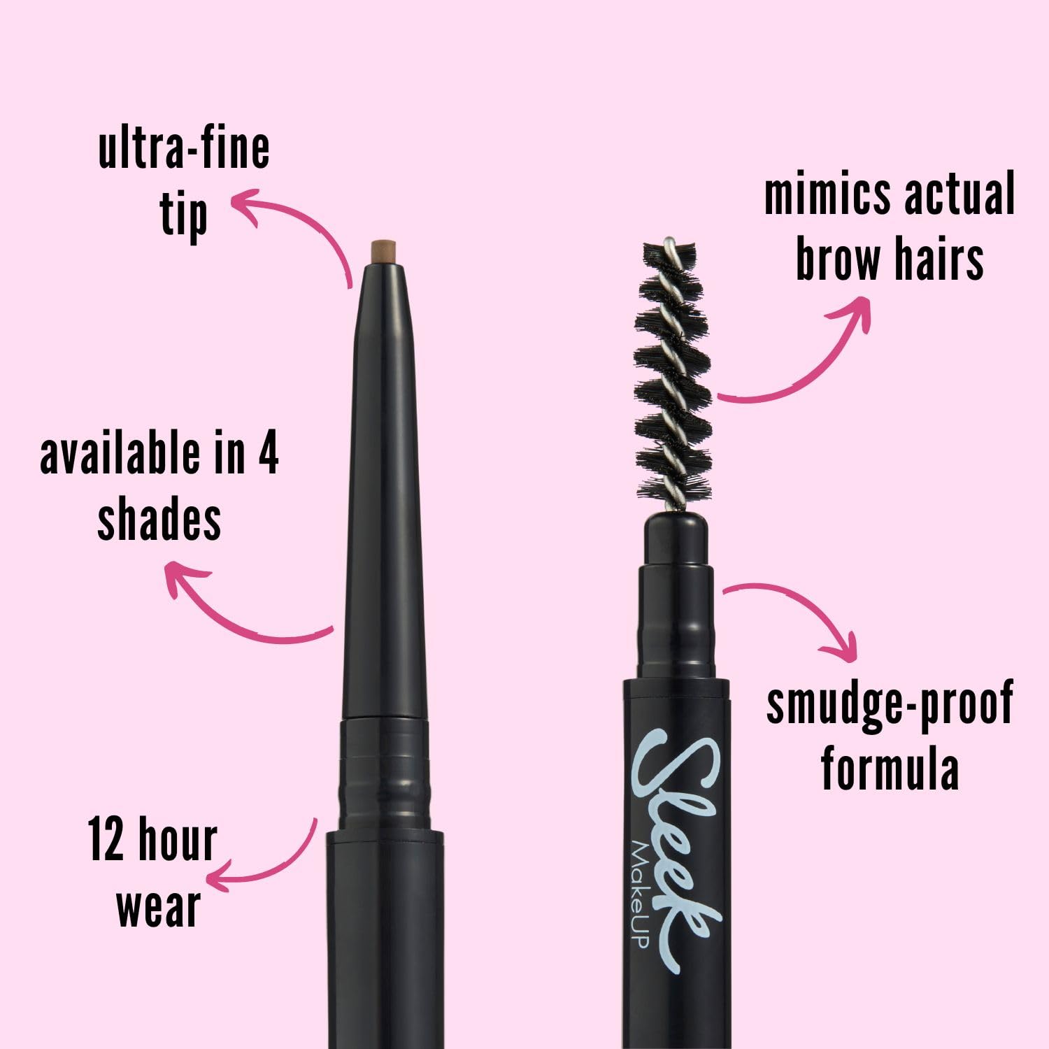 SLEEK Micro-Fine Brow Pencil for Precise, Waterproof, Hair-Like Brow Strokes 3