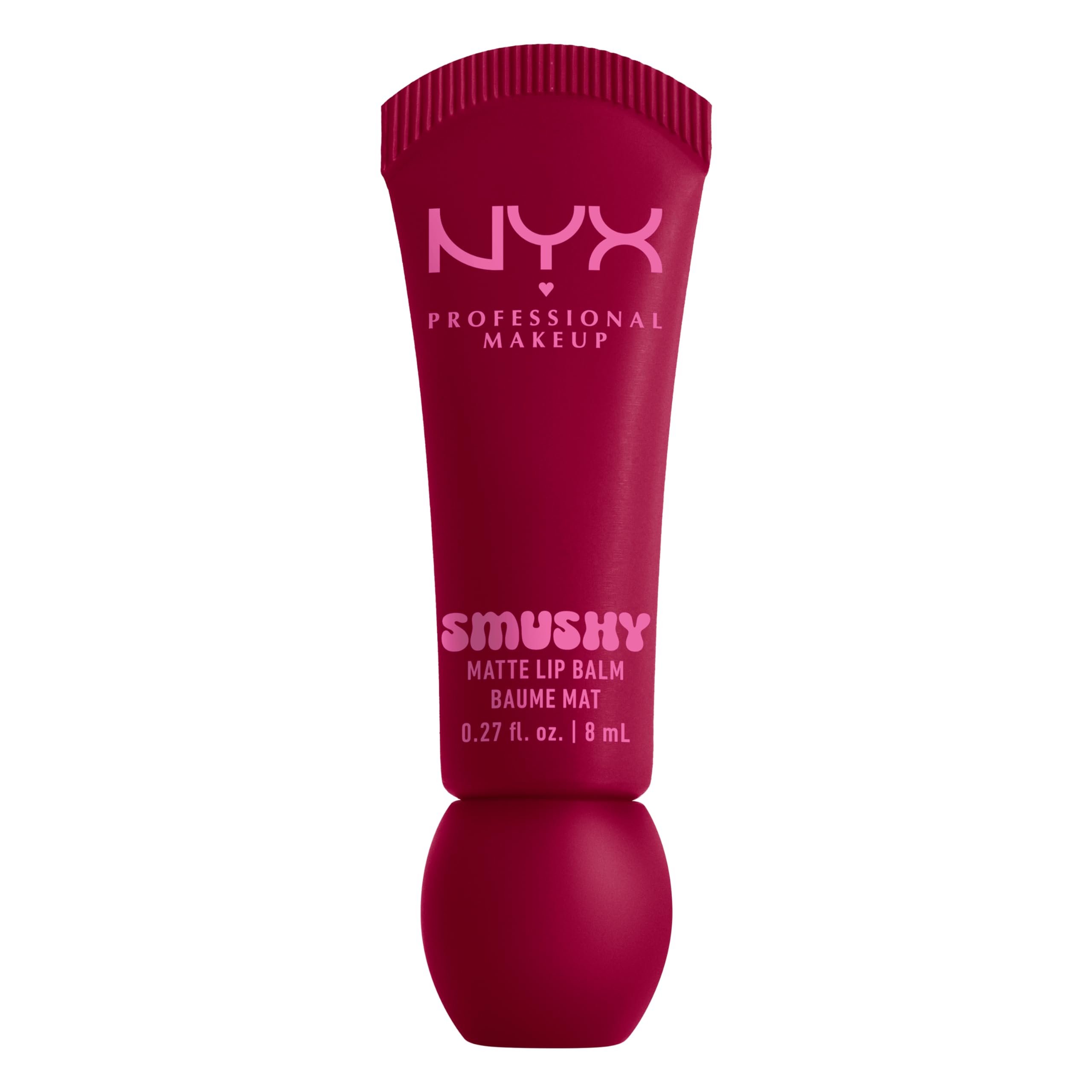 NYX Professional Makeup Smushy Matte Lip Balm, Squeeze N' Sizzle, Hydrating Buildable Colour 1