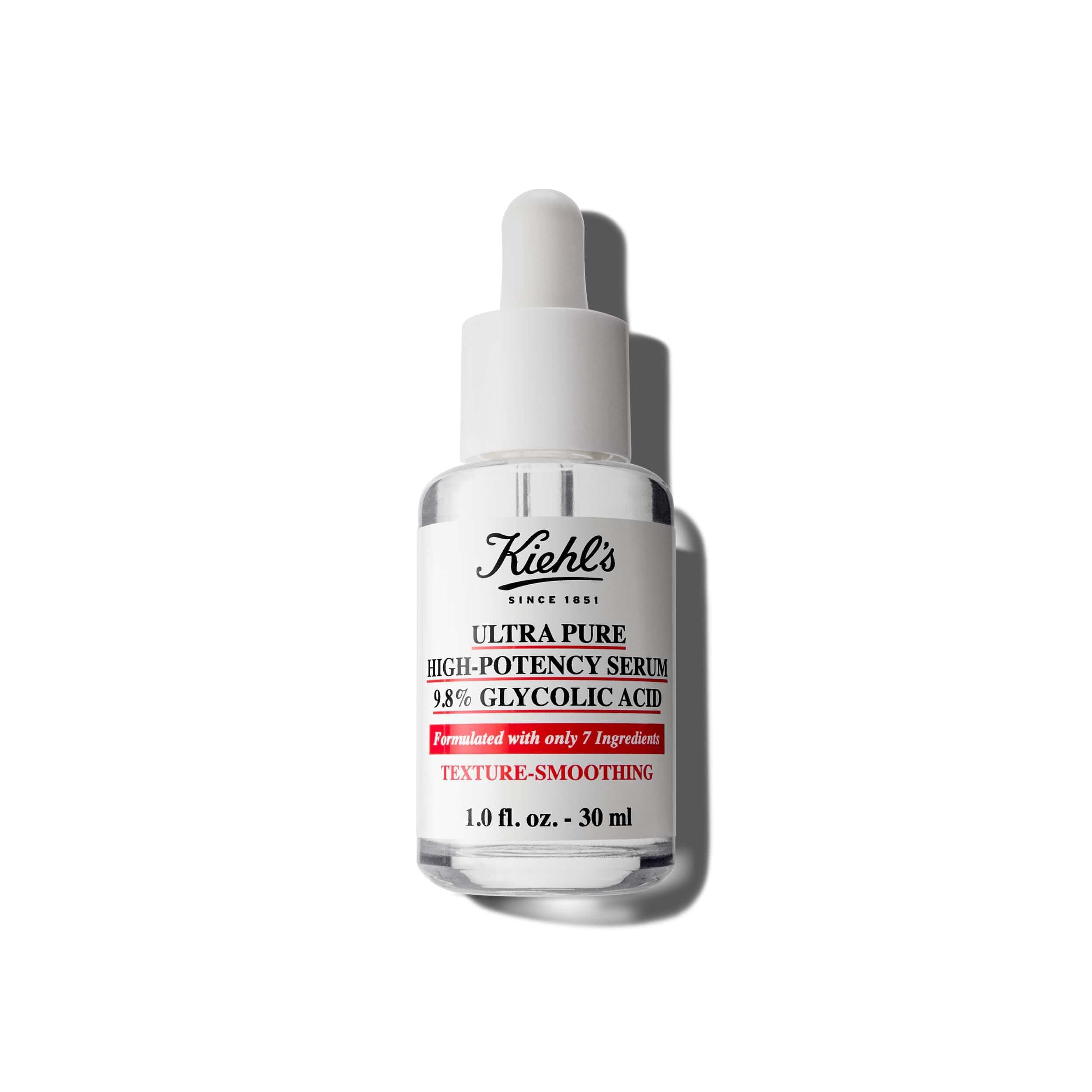 Kiehl's Ultra Pure High-Potency 9.8% Glycolic Acid Serum, Concentrated Exfoliator