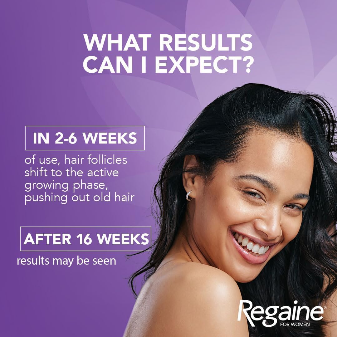 Regaine for Women Hair Loss & Regrowth Scalp Solution with Minoxidil, 60 ml, 1 Month Supply 5