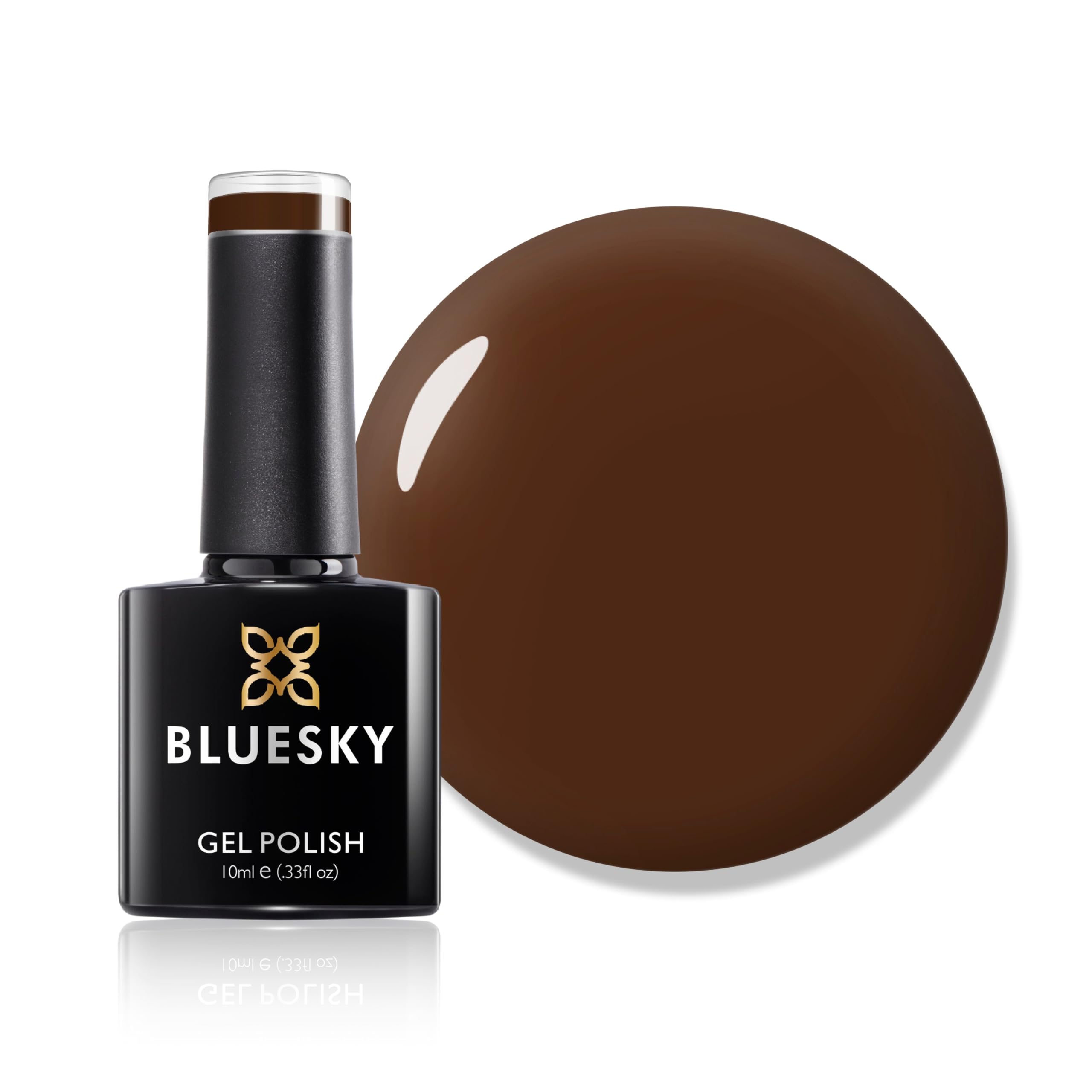 Bluesky Gel Nail Polish - Faux Fur 80538 Dark Brown - 21 Day High-Gloss Wear