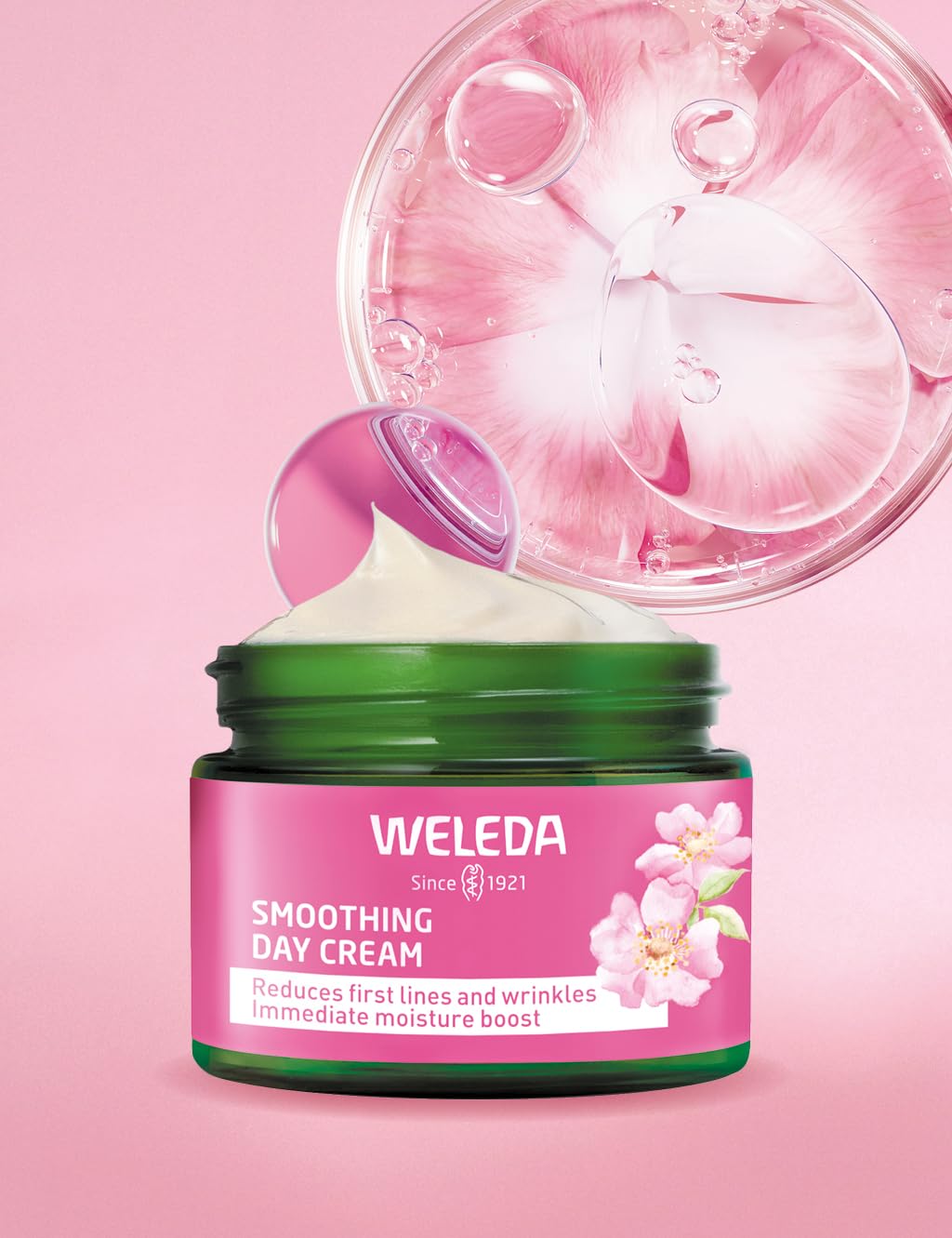 Weleda Smoothing Day Face Cream with Wild Rose & White Tea for All Skin Types 4