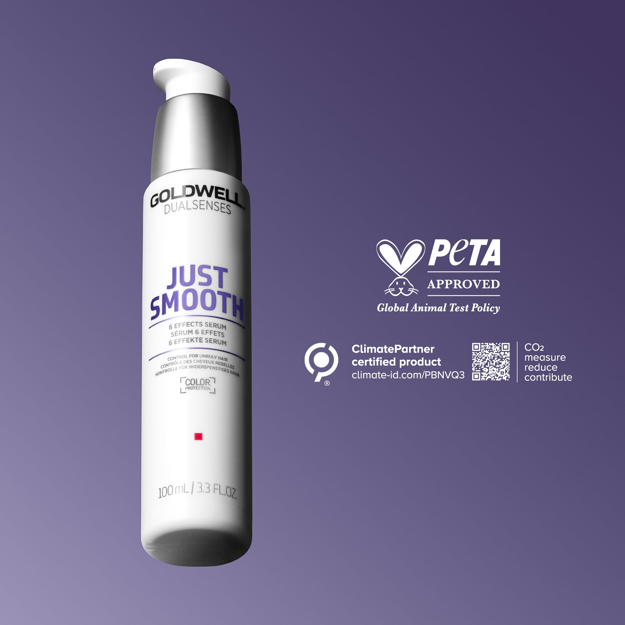 Goldwell Dualsenses Just Smooth 6 Effects Serum for Unruly Frizzy Hair