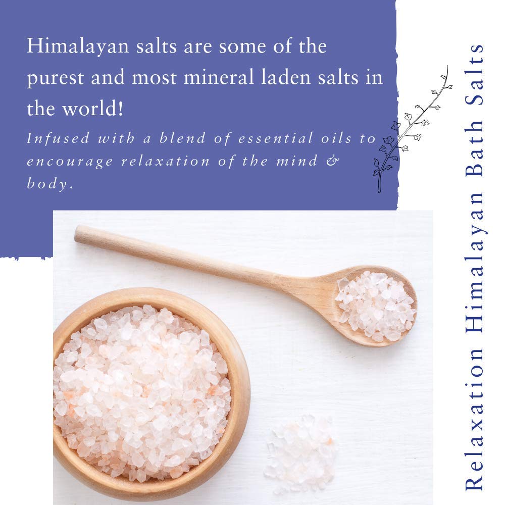 Absolute Aromas Relaxation Bath Salts 290g - Natural Pink Coarse Himalayan