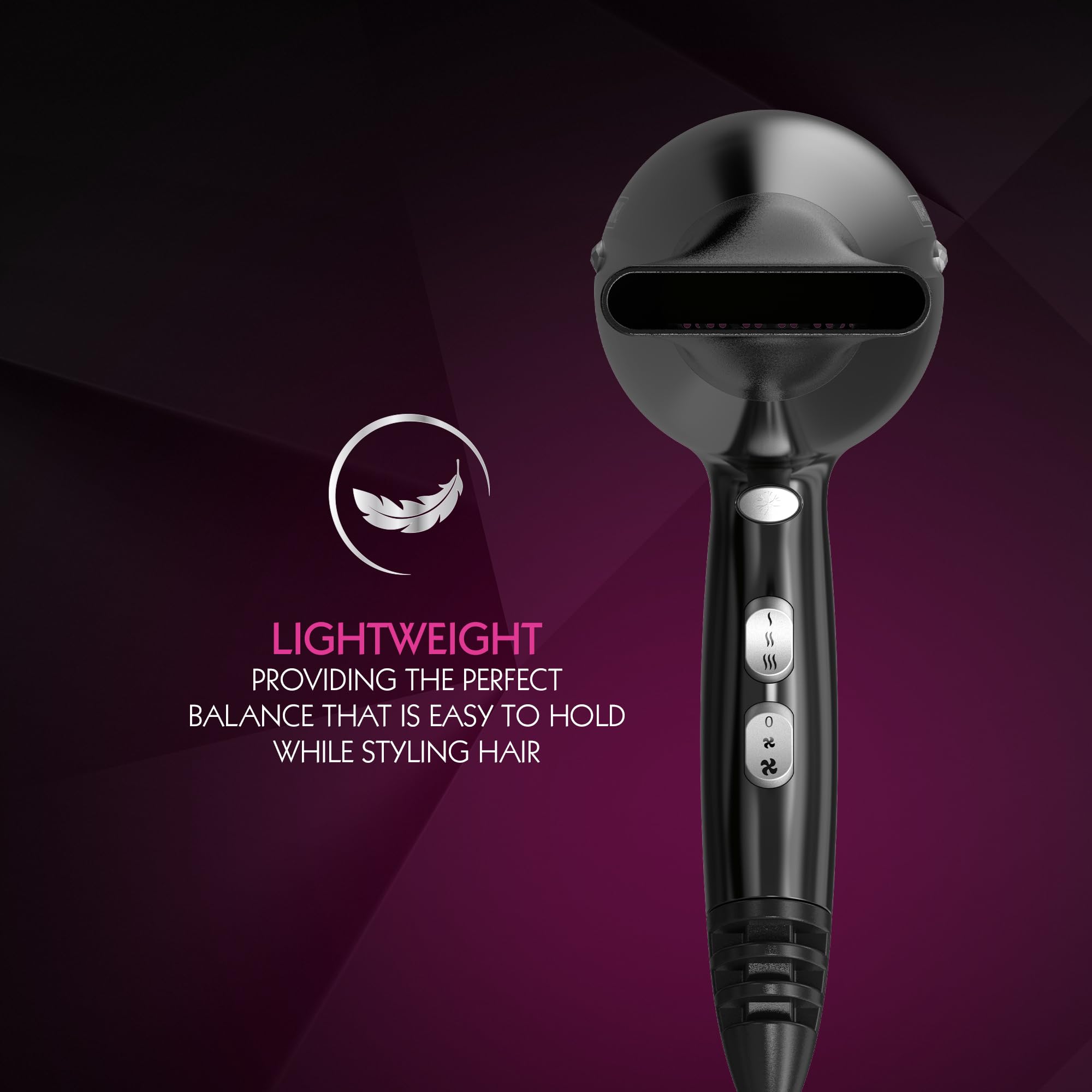 Wahl Power Shine 2000W Hair Dryer with Diffuser, Cool Shot, and 3 Heat Settings 5