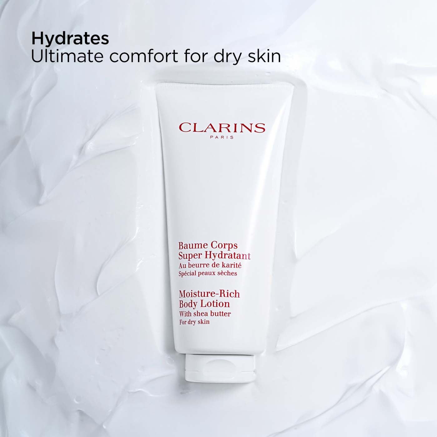 Clarins Feuchtigkeitsspendende Körperlotion 200 ml | Intensiv pflegende Sheabutter 3
