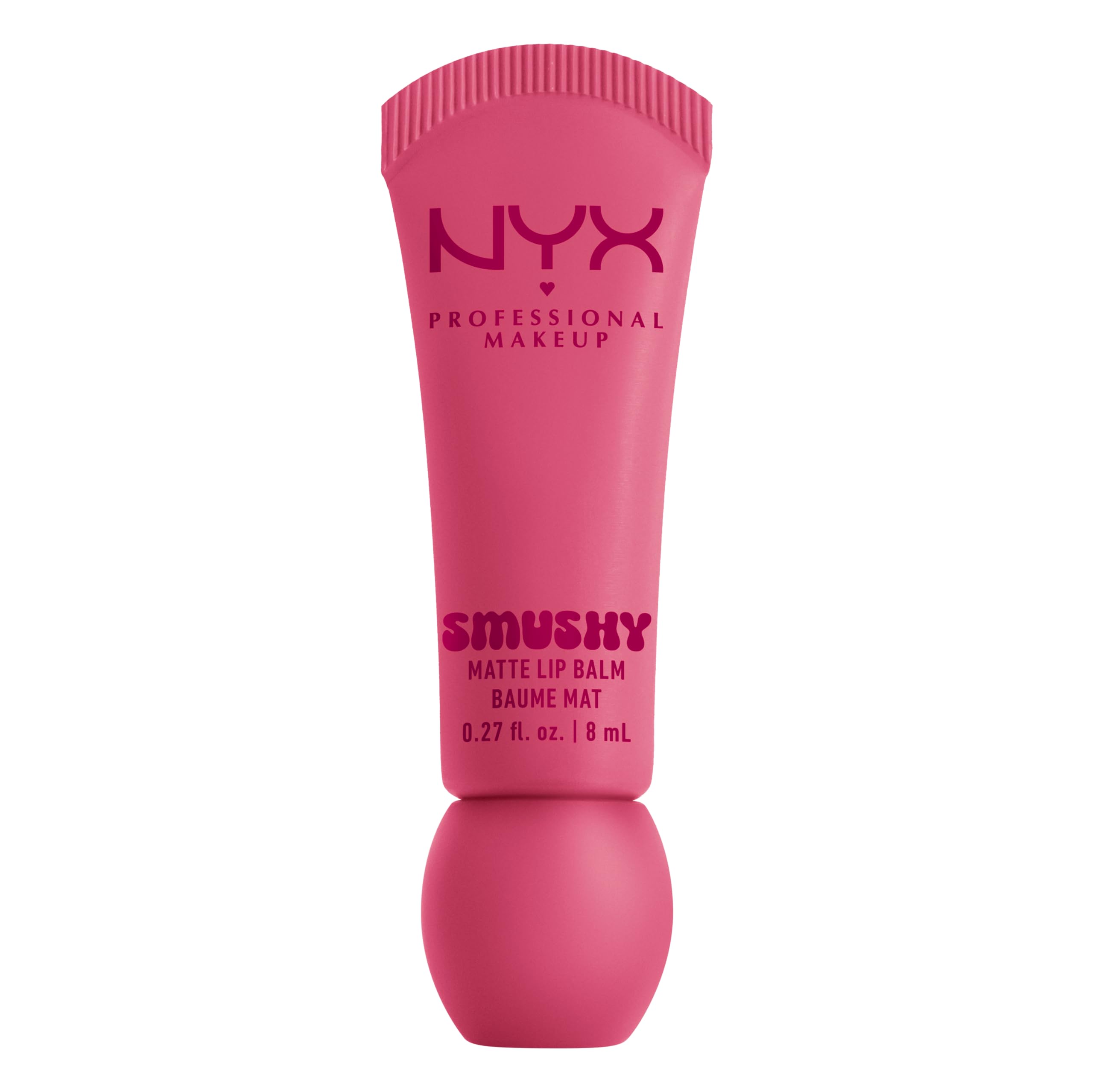NYX Professional Makeup Smushy Matte Lip Balm, Swipe Sesh, 8ml - Hydrating Buildable Colour