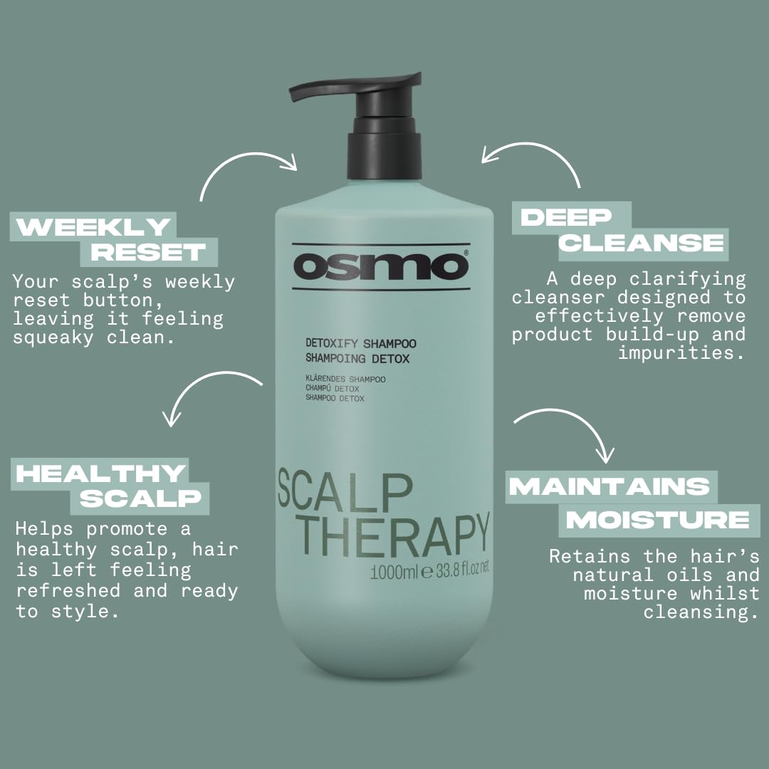 OSMO Scalp Therapy Detoxify Shampoo | Clarifying Cleanser for All Hair Types