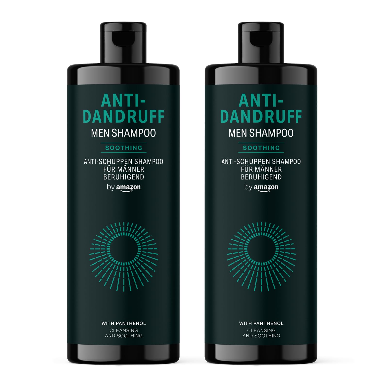 by Amazon Men’s Anti-Dandruff Shampoo Twin Pack (2 x 400 ml)