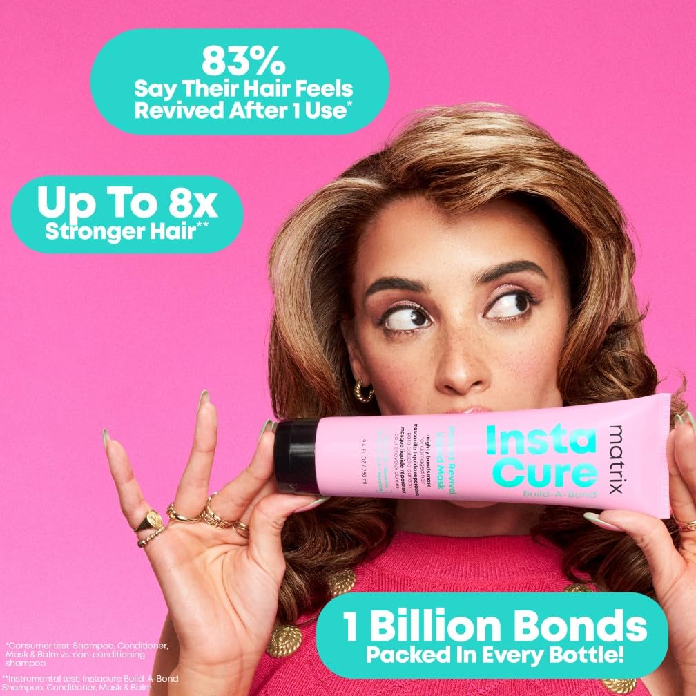 Matrix Instacure Build-A-Bond Instant Revival Liquid Mask for Damaged Hair 4
