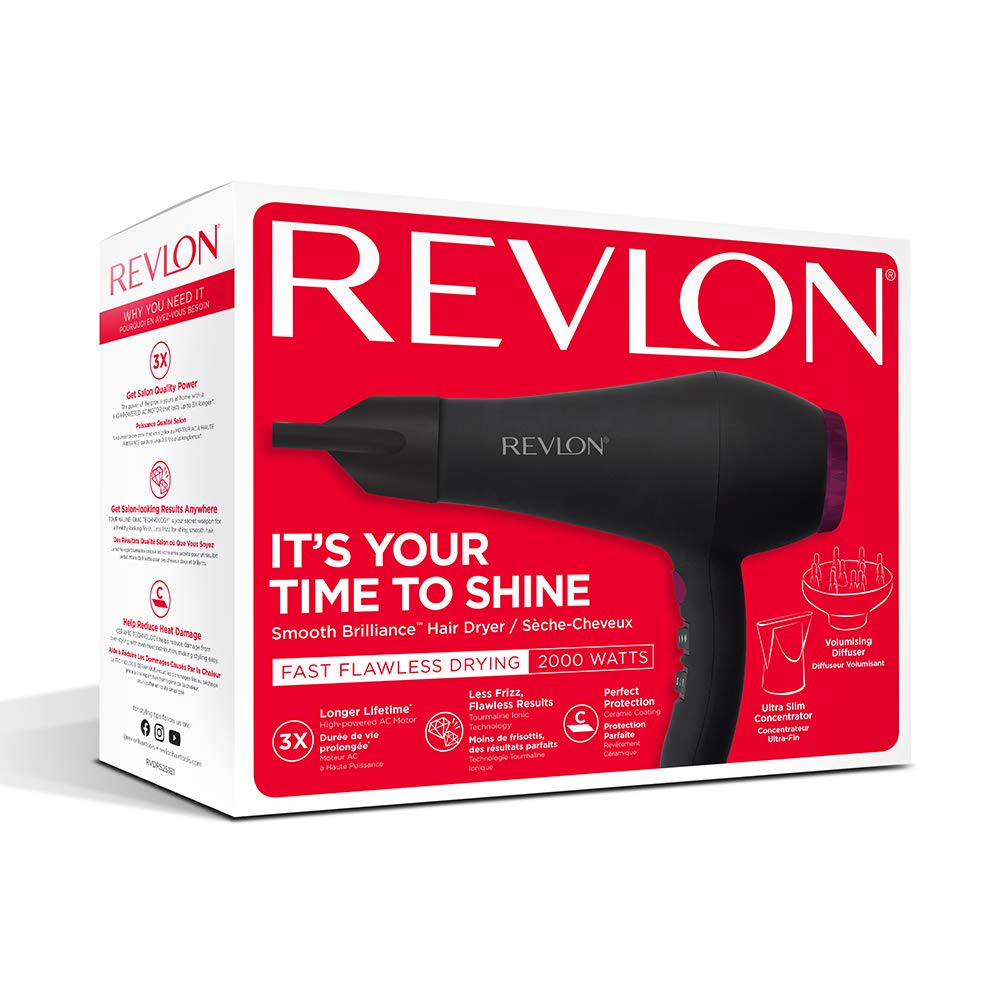 Revlon Perfect Heat 2000W Smooth Brilliance AC Motor Hair Dryer RVDR5251 6