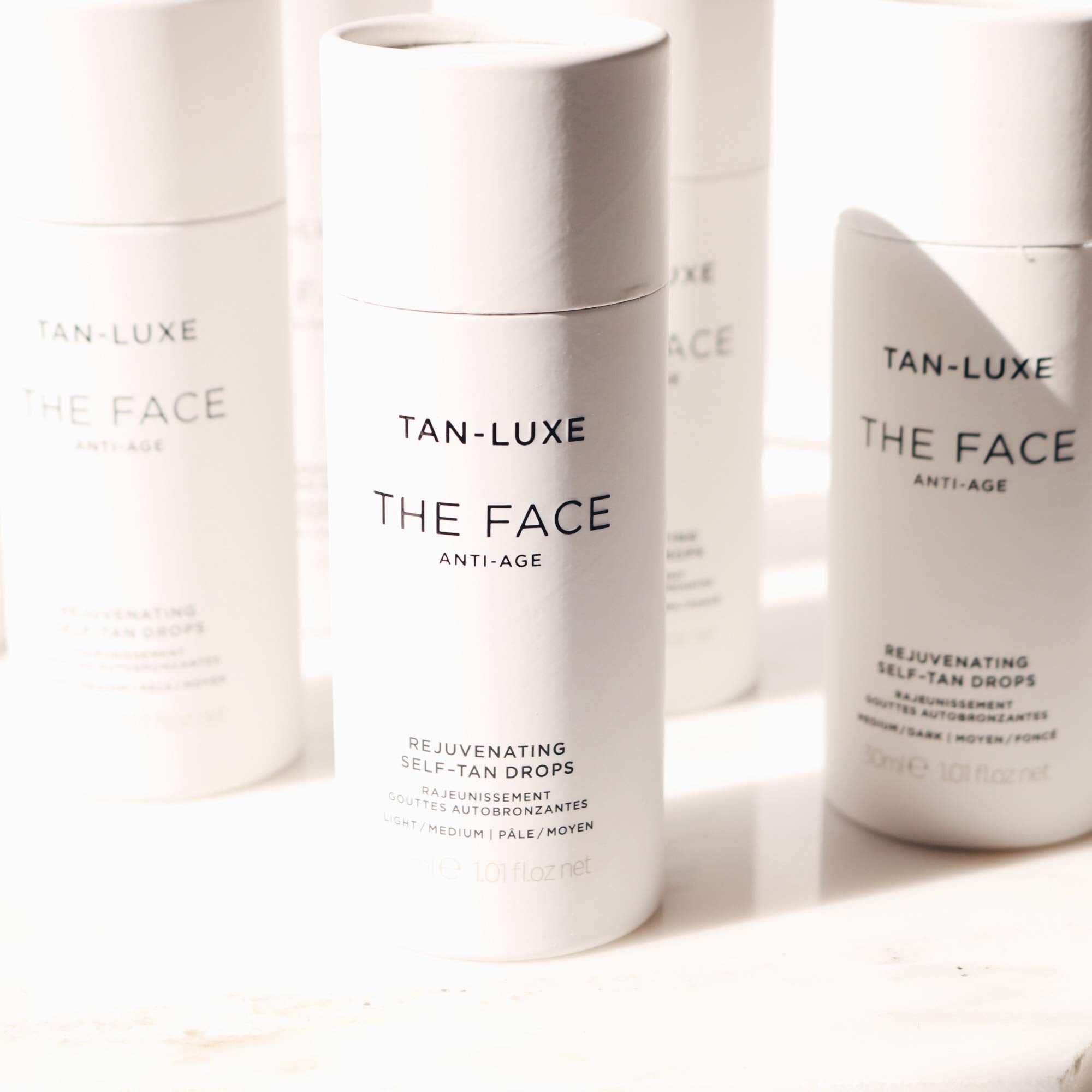 TAN-LUXE THE FACE Self Tan Drops Medium 30ml with Anti-Aging & Hydrating Benefits 6
