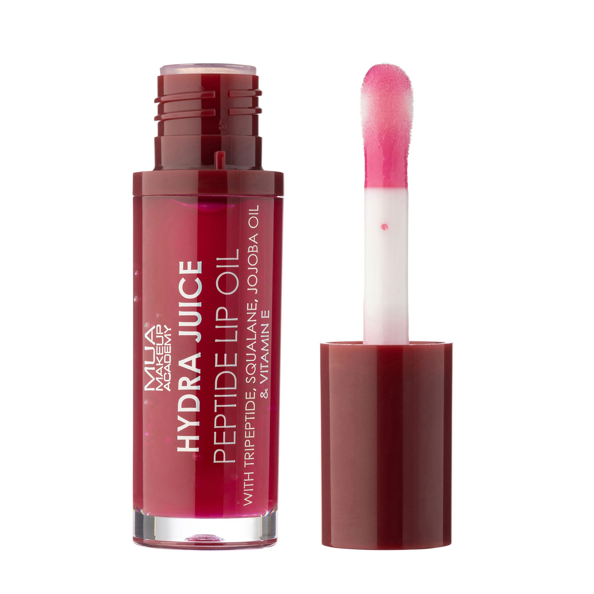 MUA Makeup Academy Hydra Juice Peptide Lip Oil - Cherry Kiss | Vegan & High-Gloss Hydration