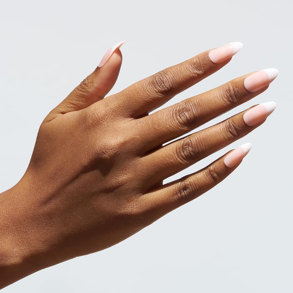 Elegant Touch Salon French No. 146 False Nails with Glue, Short Almond 3