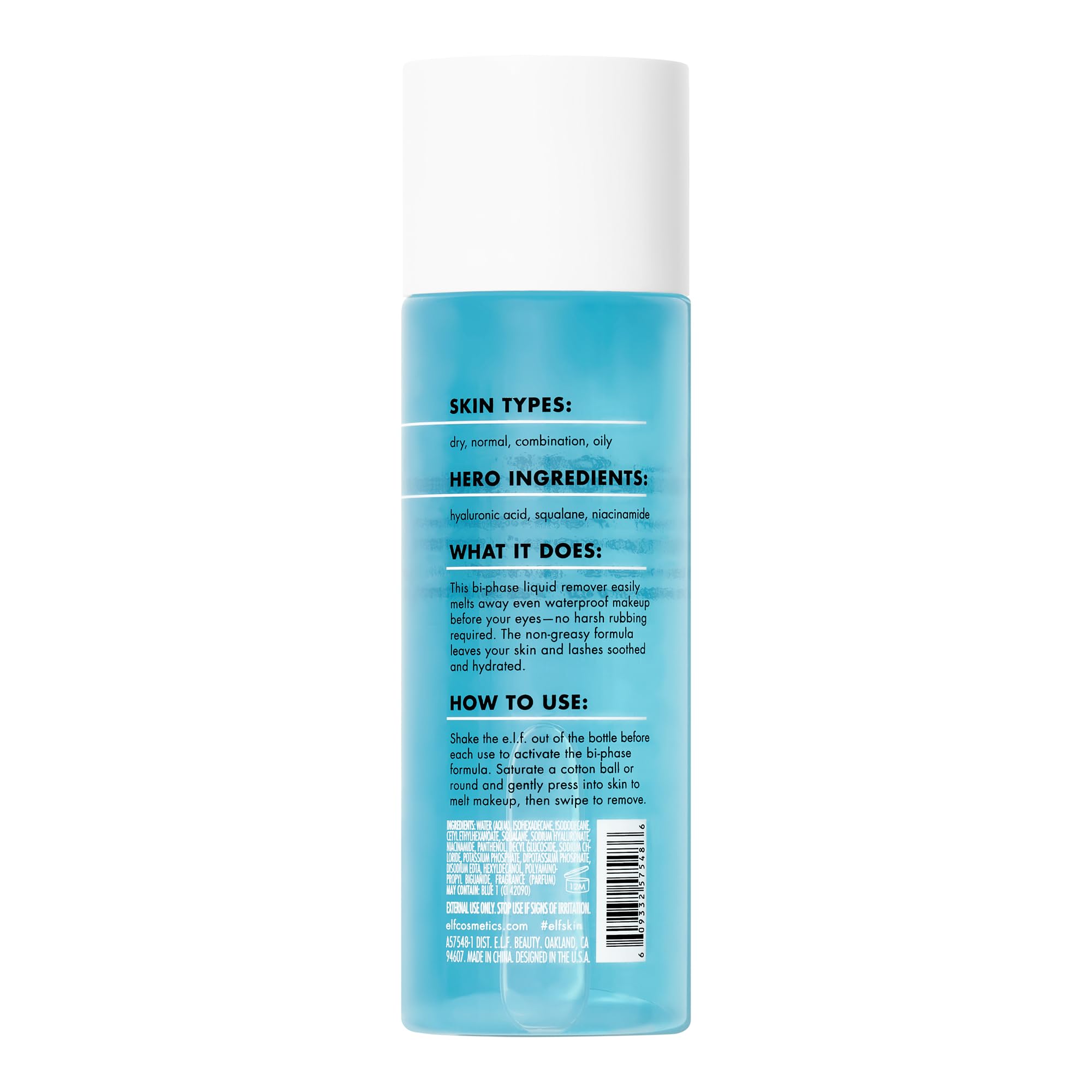 elf SKIN Holy Hydration! elf Off Make-up-Entferner, flüssiger Make-up-Entferner 6
