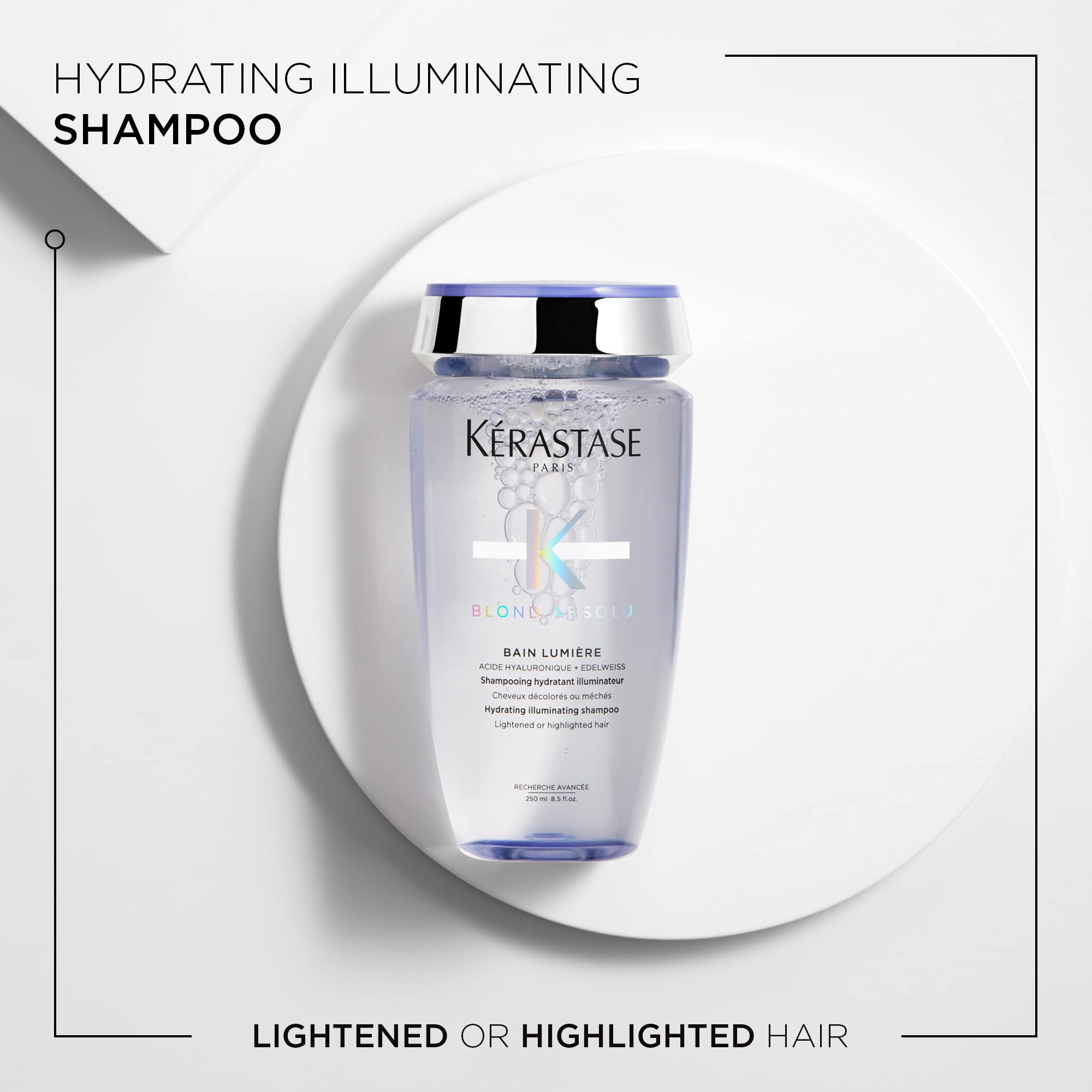 Kérastase Blond Absolu, Feuchtigkeitsspendendes, aufhellendes Shampoo, für aufgehelltes, stark gefärbtes Haar 2