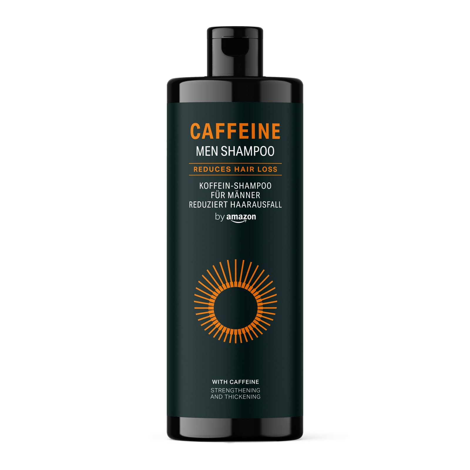 by Amazon Men’s Caffeine Shampoo Twin Pack (2 x 400 ml) for Hair Loss Reduction