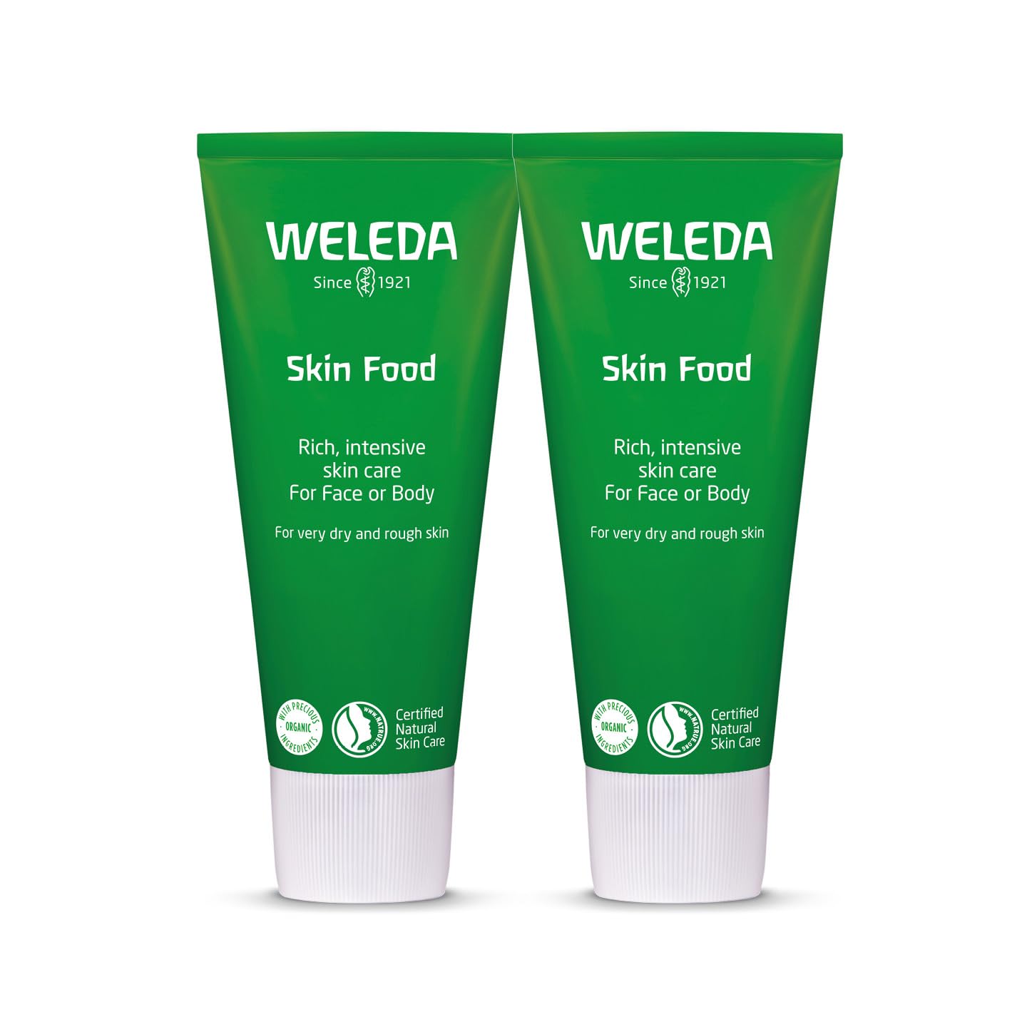 Weleda Skin Food Twin Pack: Universal Moisturiser for Dry, Rough Skin (Face & Body)