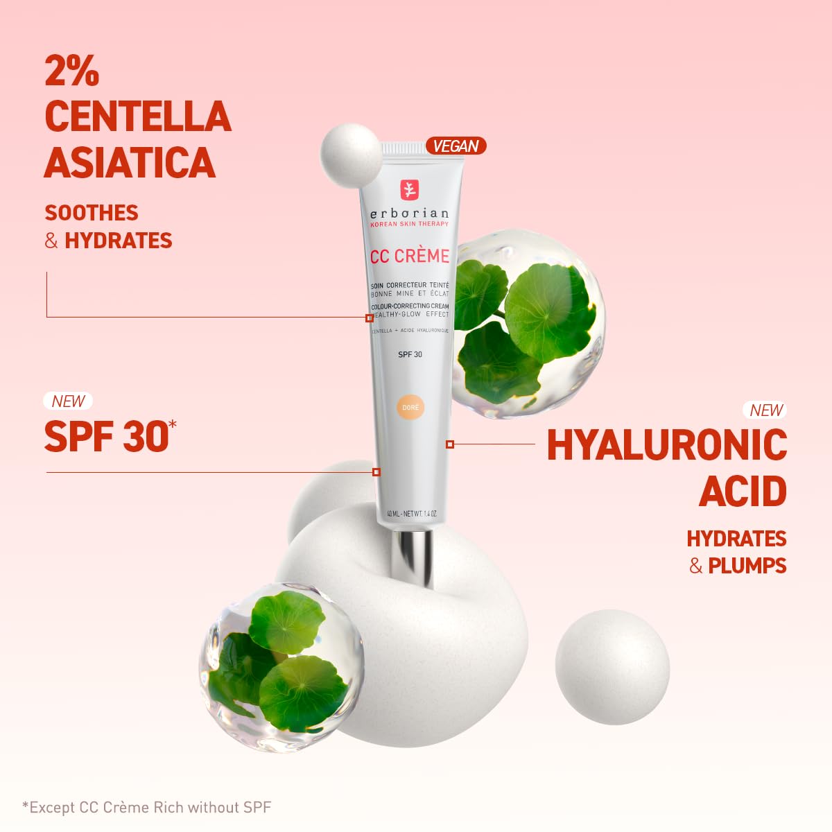 Erborian CC Cream with Centella Asiatica - Caramel - Color Correcting Cream for Healthy Glow 5