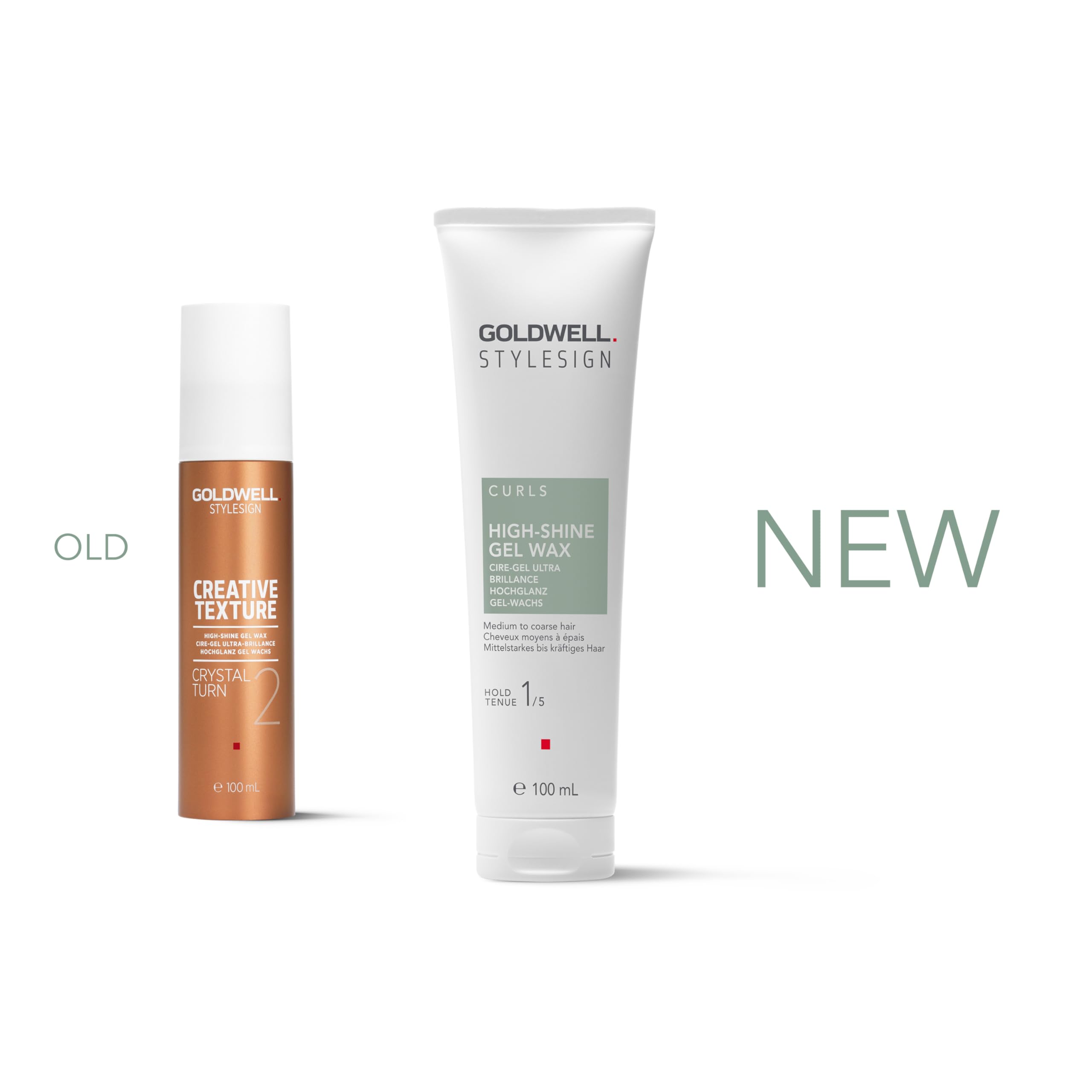 Goldwell StyleSign High-Shine Gel Wax for Medium to Coarse Hair, Maximum Shine 4