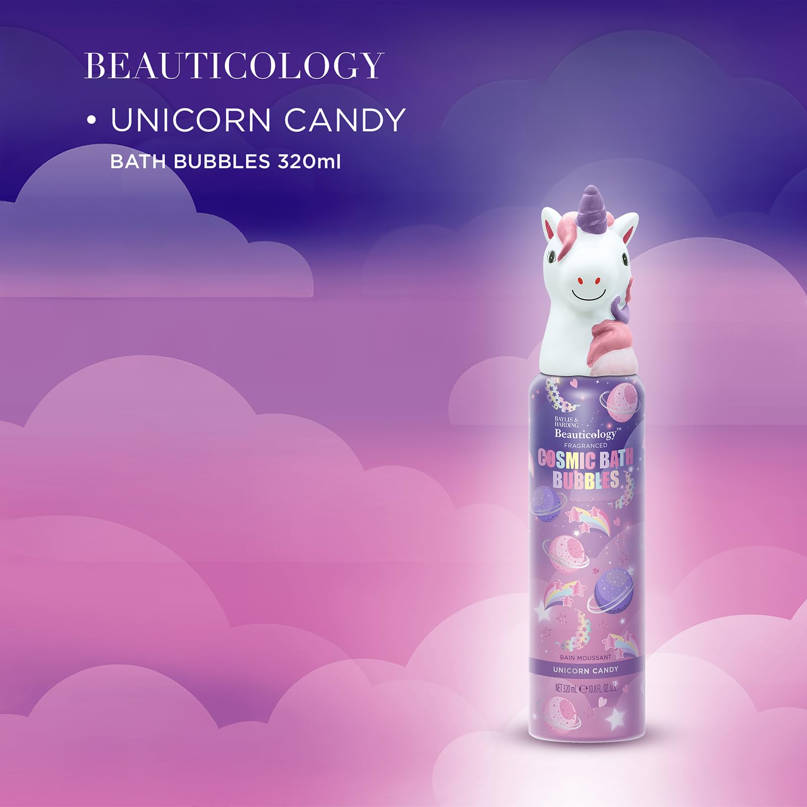 Baylis & Harding Beauticology Cosmic Unicorn Candy Bath Bubbles Gift Set