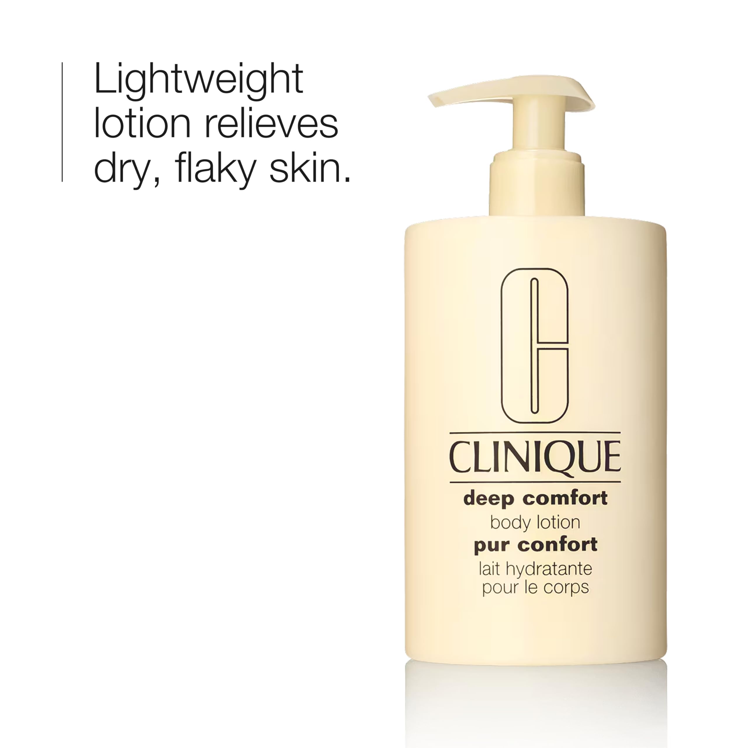 Clinique Deep Comfort Body Lotion with Pump - Lightweight Moisturiser for Dry Skin