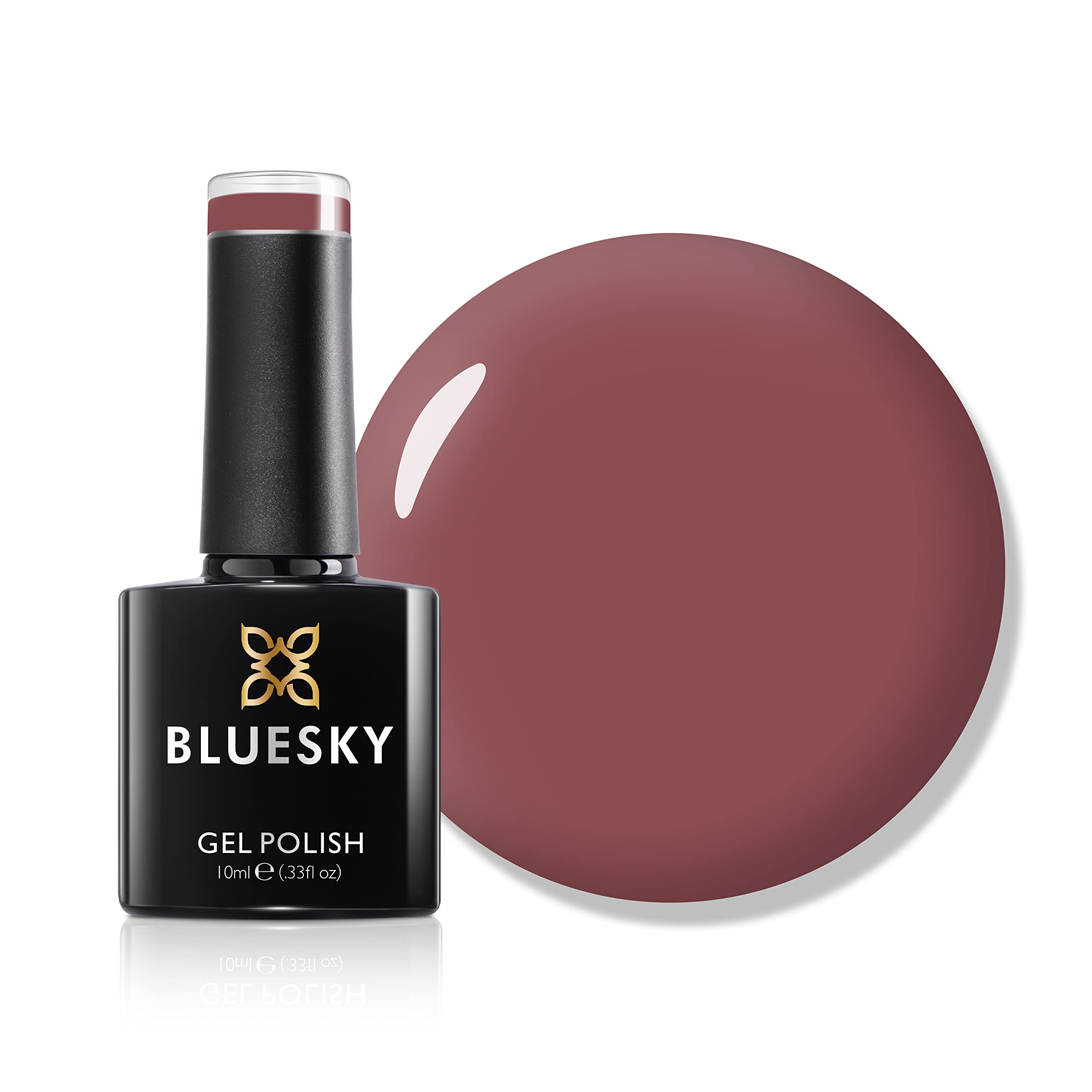 Bluesky Gel Nail Polish in Cinnamon Roll BP27 - Dark Pink, 21 Day High-Gloss Wear
