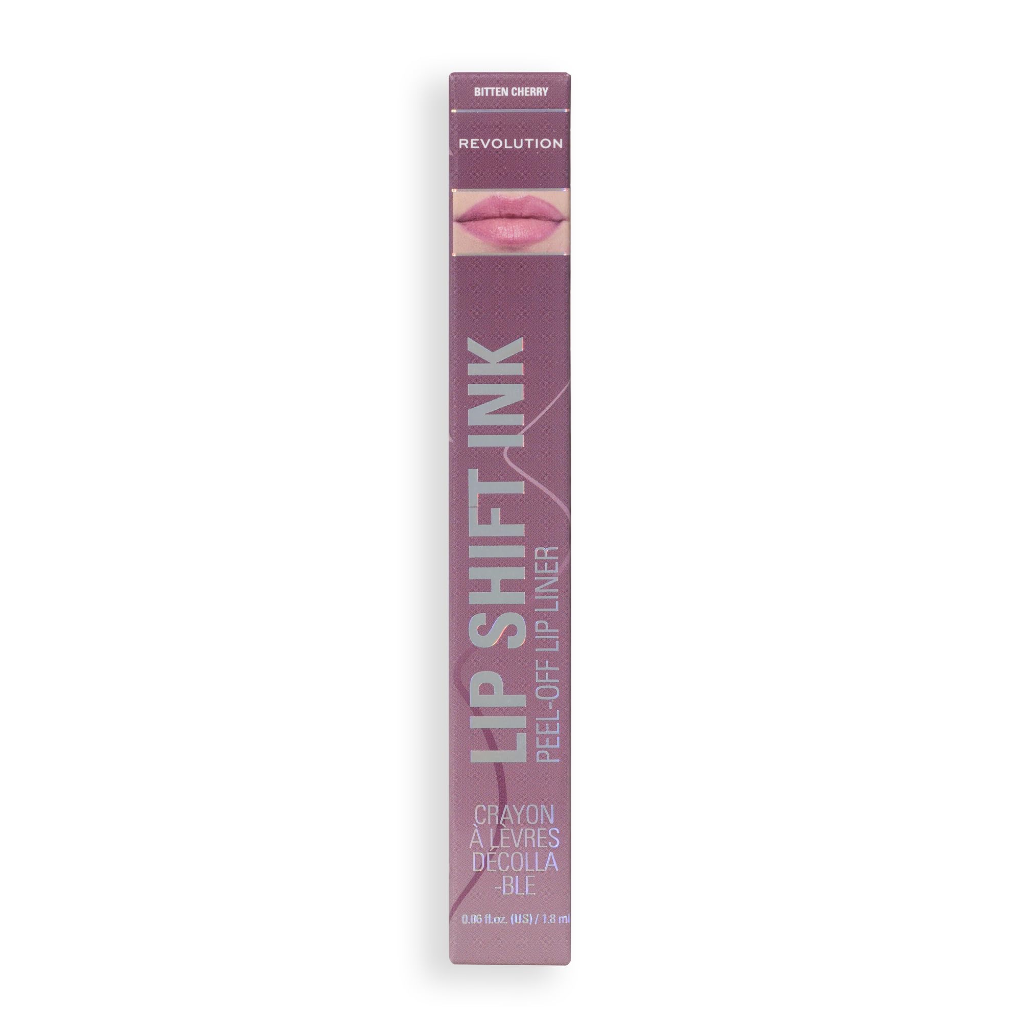 Revolution Lip Shift Peel Off Lip Liner Stain - Long-Lasting Matte Finish, Bitten Cherry, Vegan & Cruelty-Free 6