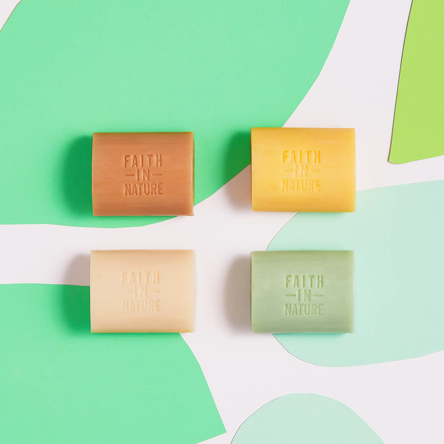 FAITH IN NATURE Aloe Vera Hand Soap Bar Box Set, Rejuvenating, Vegan & Cruelty Free, 18 x 100g 5