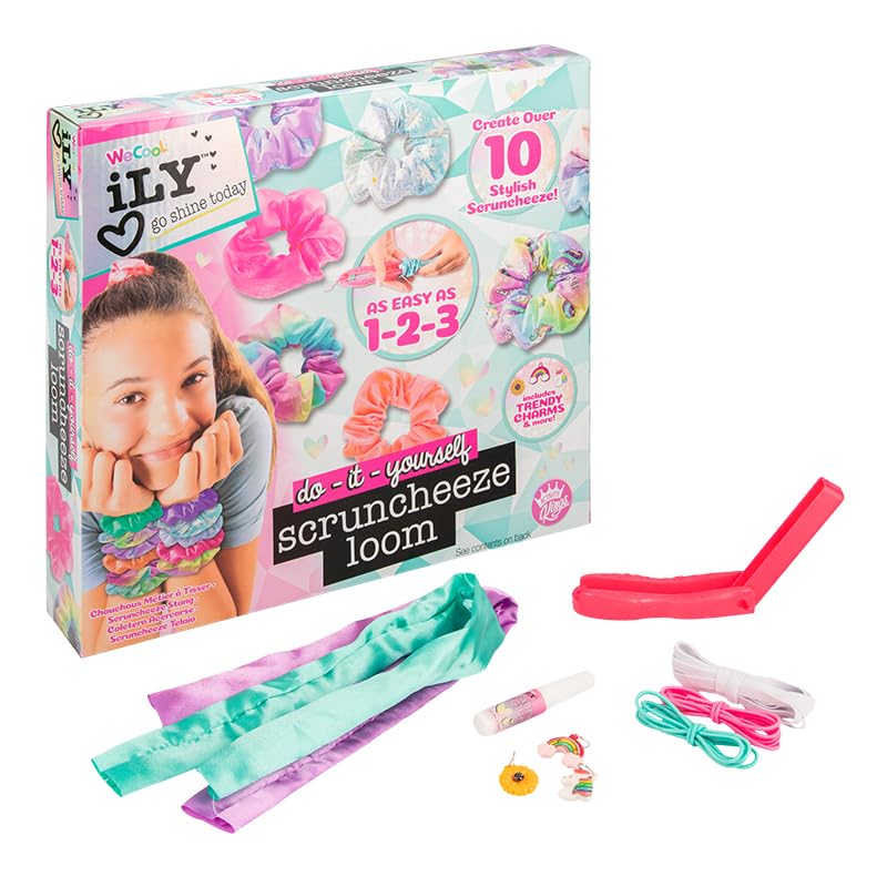 iLY Do-It-Yourself Scruncheeze Loom Kit: Make 10+ Trendy Scrunchies