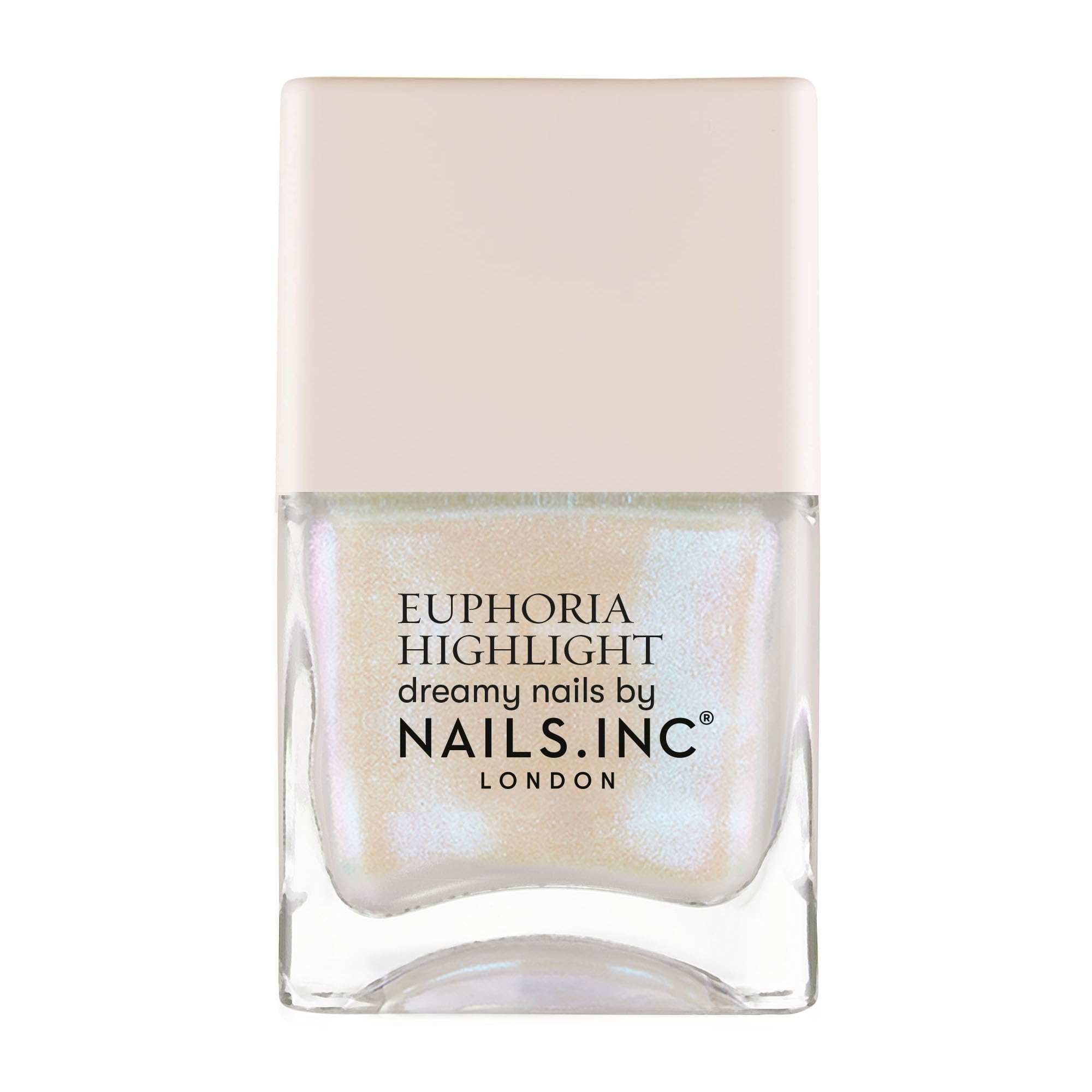 Nails Inc Euphoria Highlight Nail Polish in Make It Mythical - Pearl Shimmer, Quick Dry