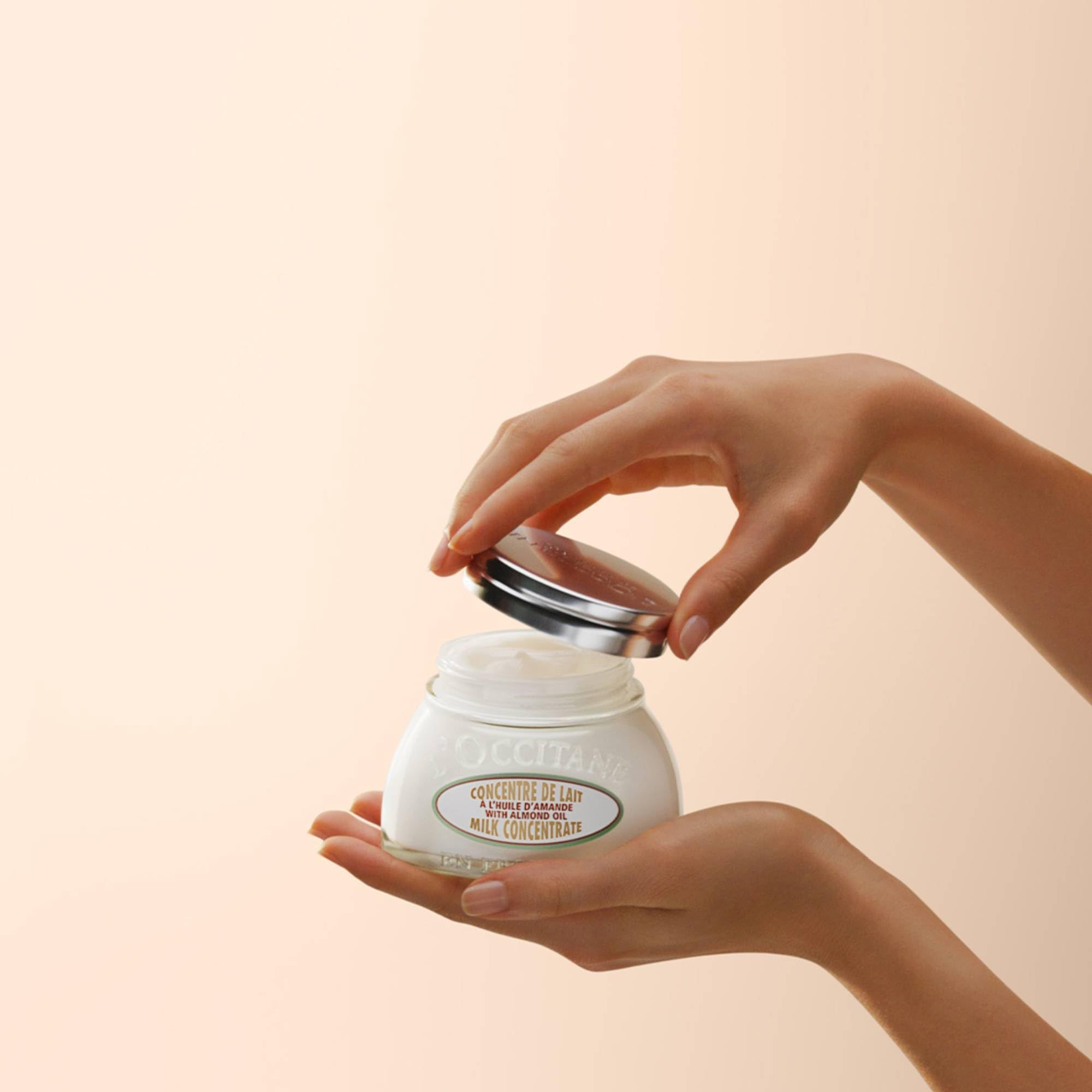 L'OCCITANE Almond Milk Concentrate 200ml Vegan Body Cream with Almond Oil 5