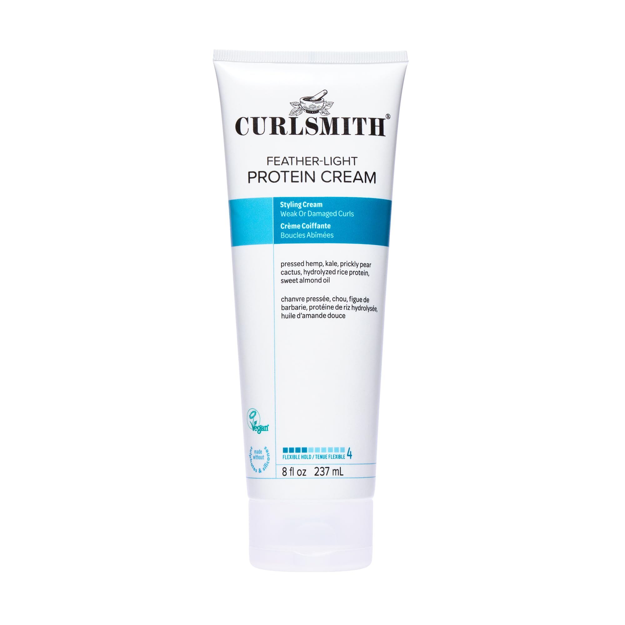 CURLSMITH Feather-Light Protein Cream for Weak, Damaged Hair Styling