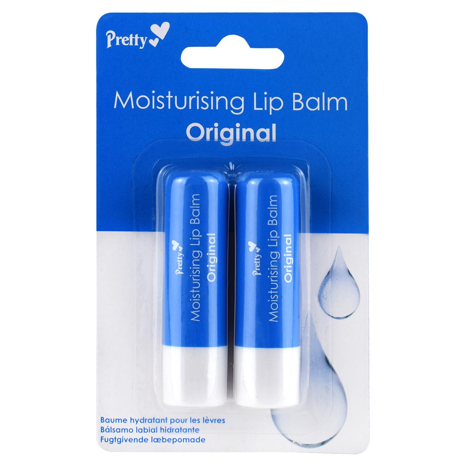 Pretty Moisturising Lip Balm - Original Scent for Dry, Sensitive Lips