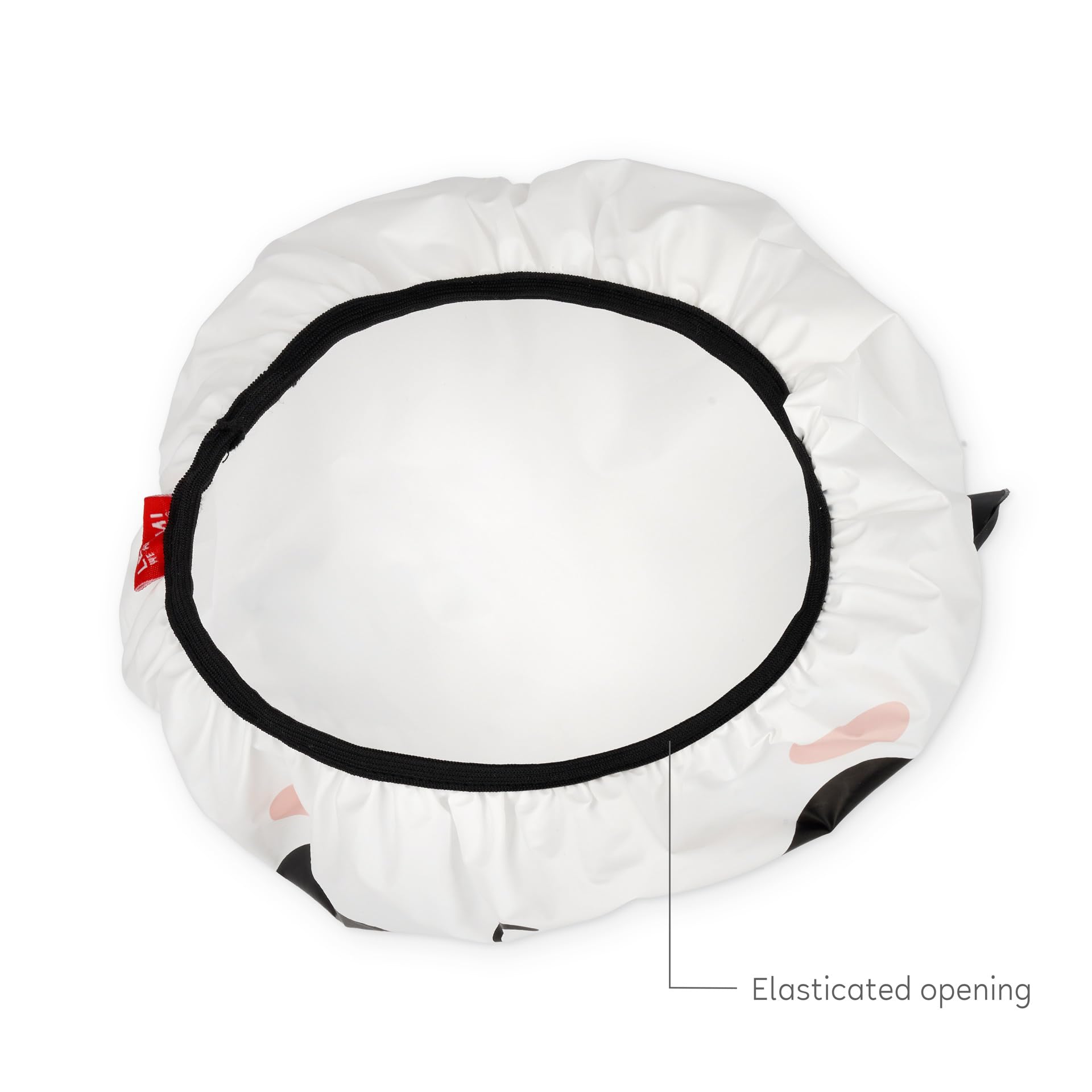 LEGAMI The Shower Must Go On Reusable Waterproof Panda Shower Cap with Elastic Edge 5