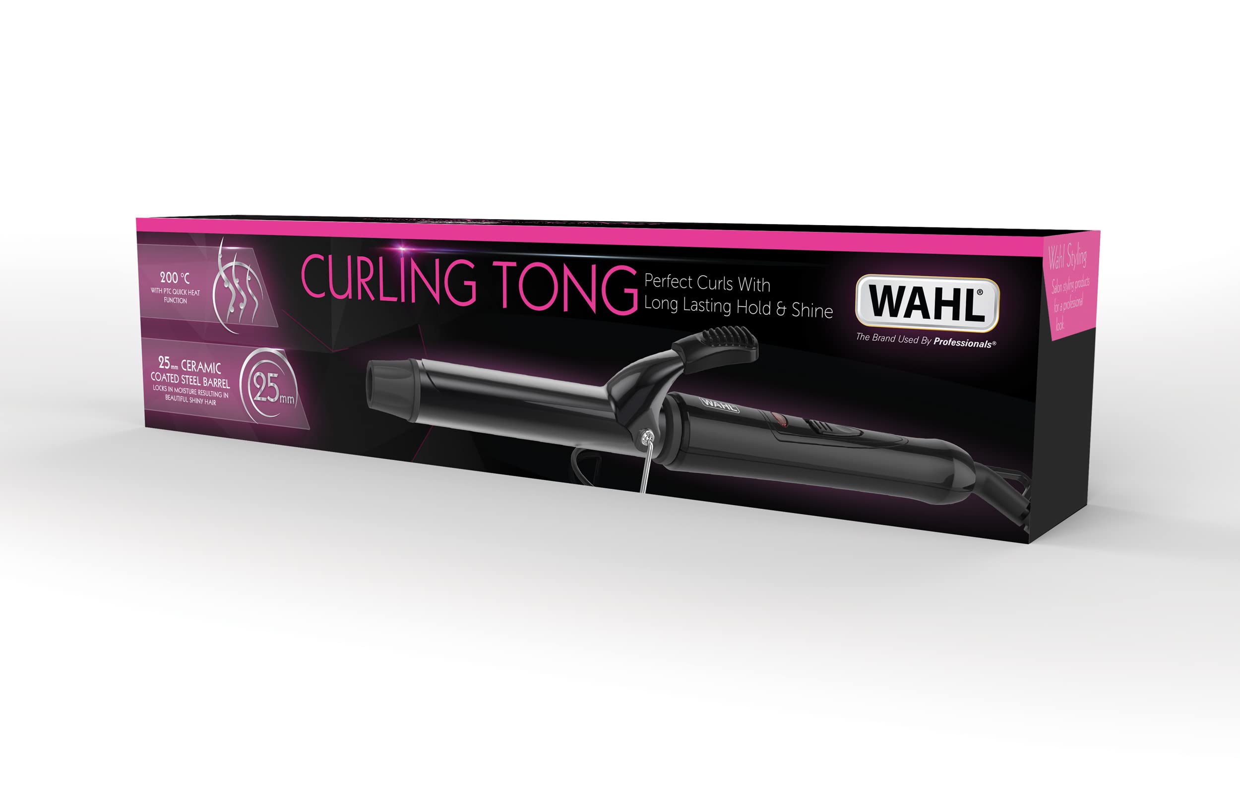 Wahl Ceramic 25mm Curling Tong for Shiny Curls and Bouncy Volume 6