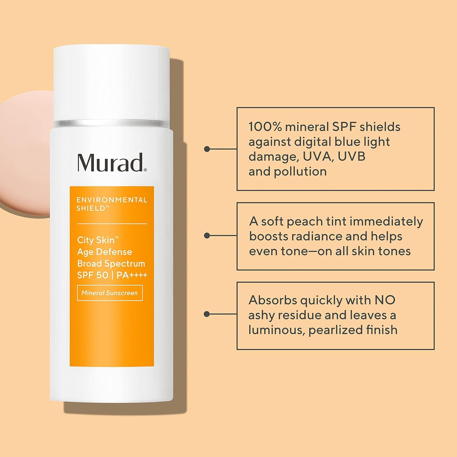 Murad Environmental Shield City Skin Age Defense Broad Spectrum SPF 50 Sunscreen